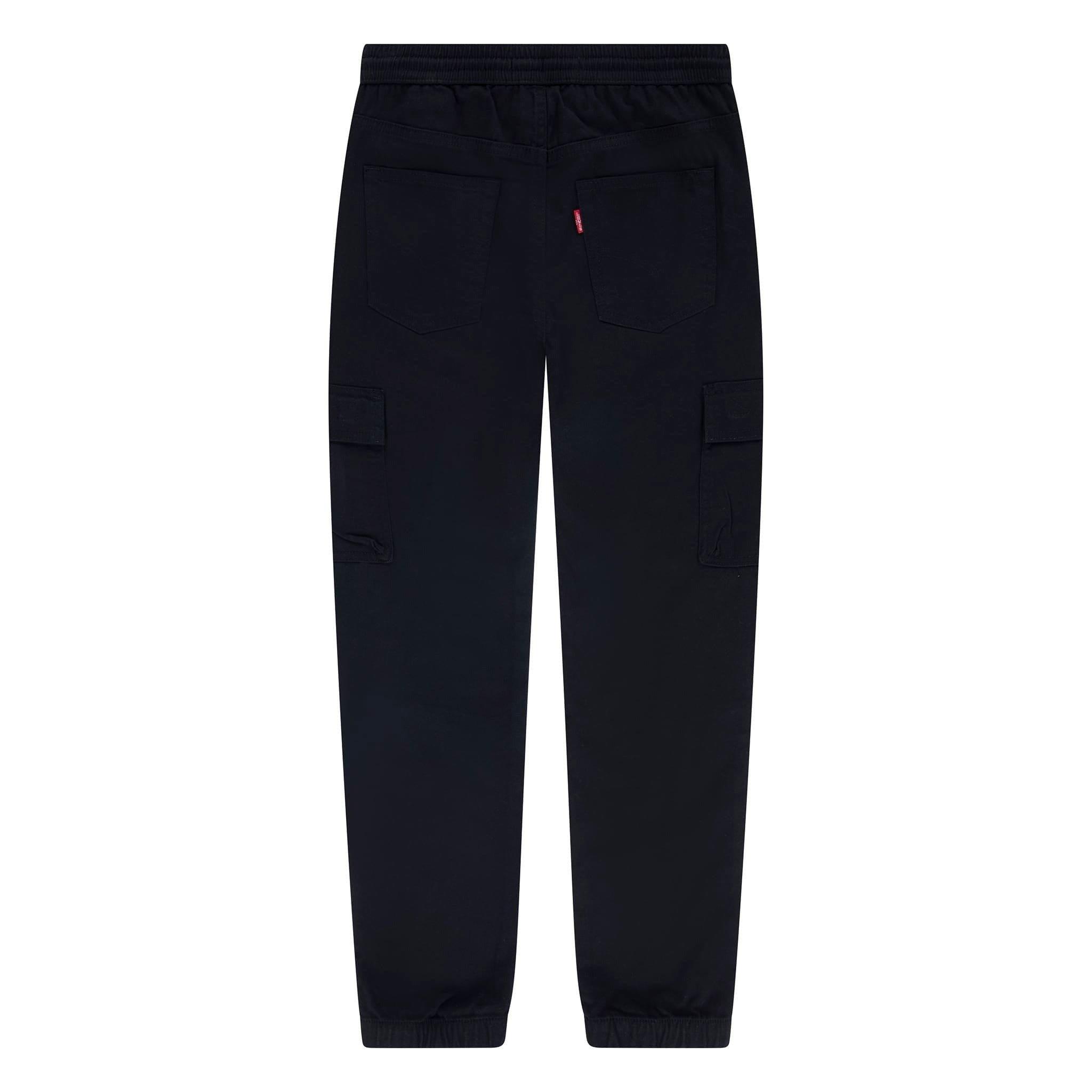 Levi's Relaxed Big Kids' Black Cargo Joggers