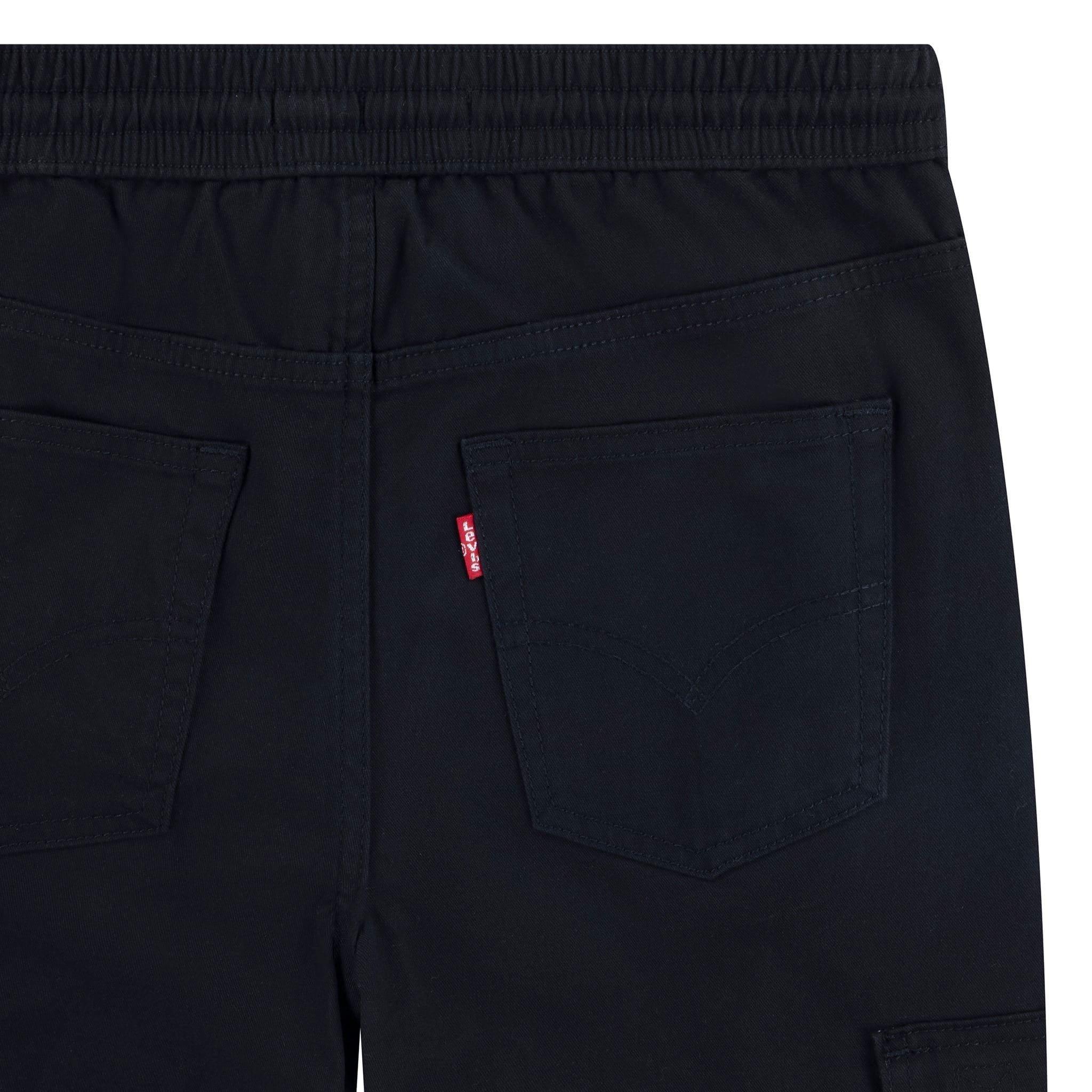 Levi's Relaxed Big Kids' Black Cargo Joggers