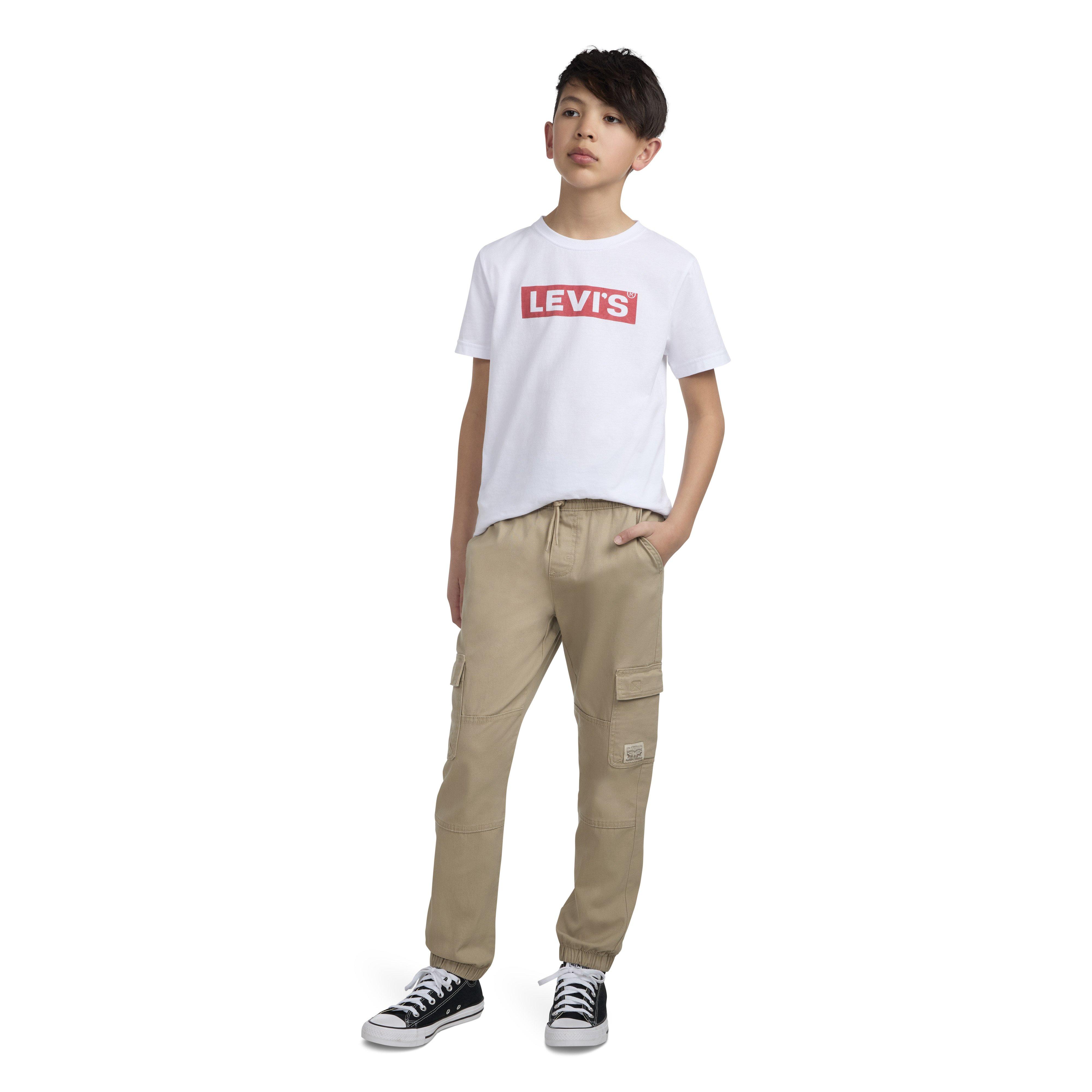 Levi's Relaxed Big Kids' Tan Cargo Joggers - TAN Thumbnail View 8