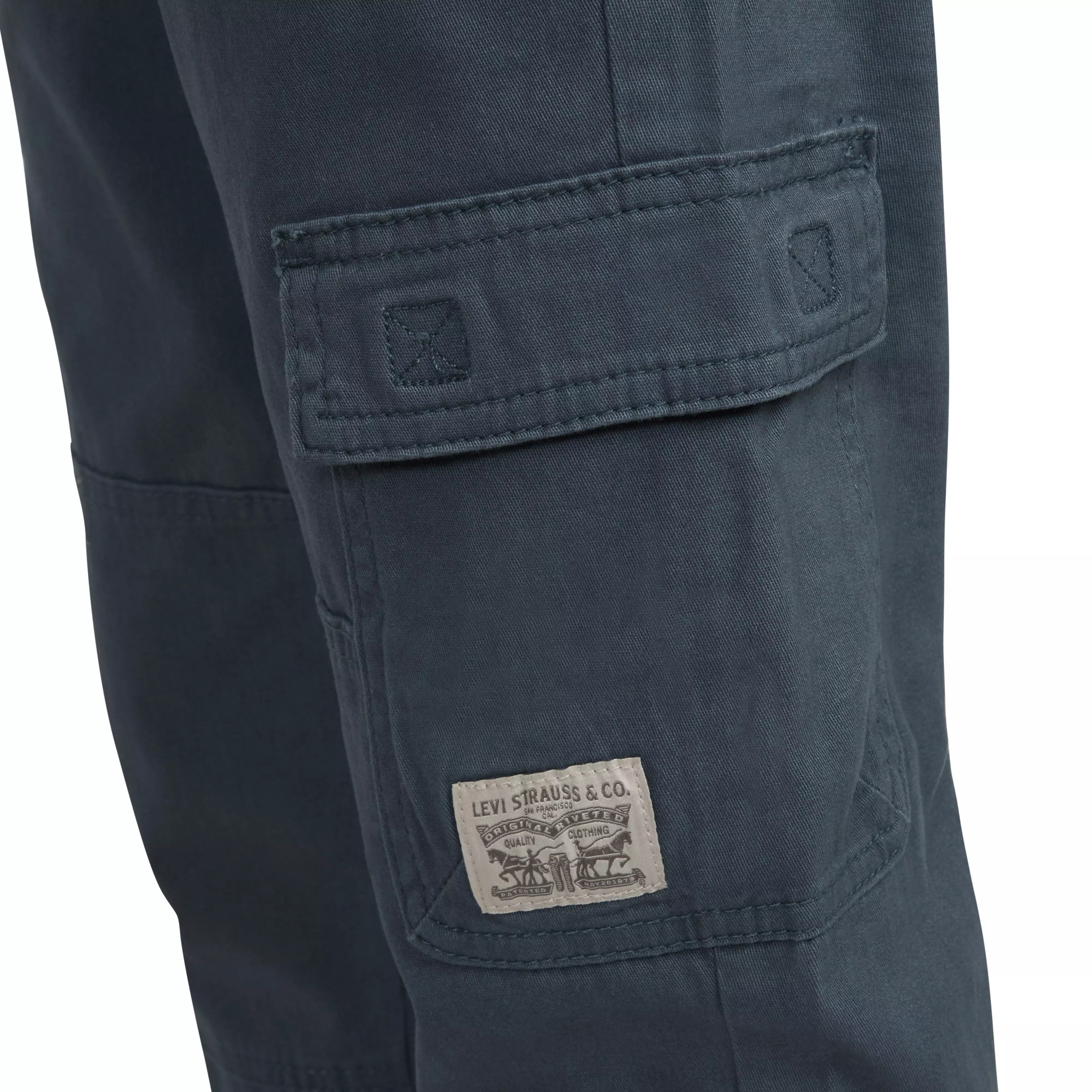 Levi's Relaxed Big Kids' Dk Grey Cargo Joggers - DK GREY