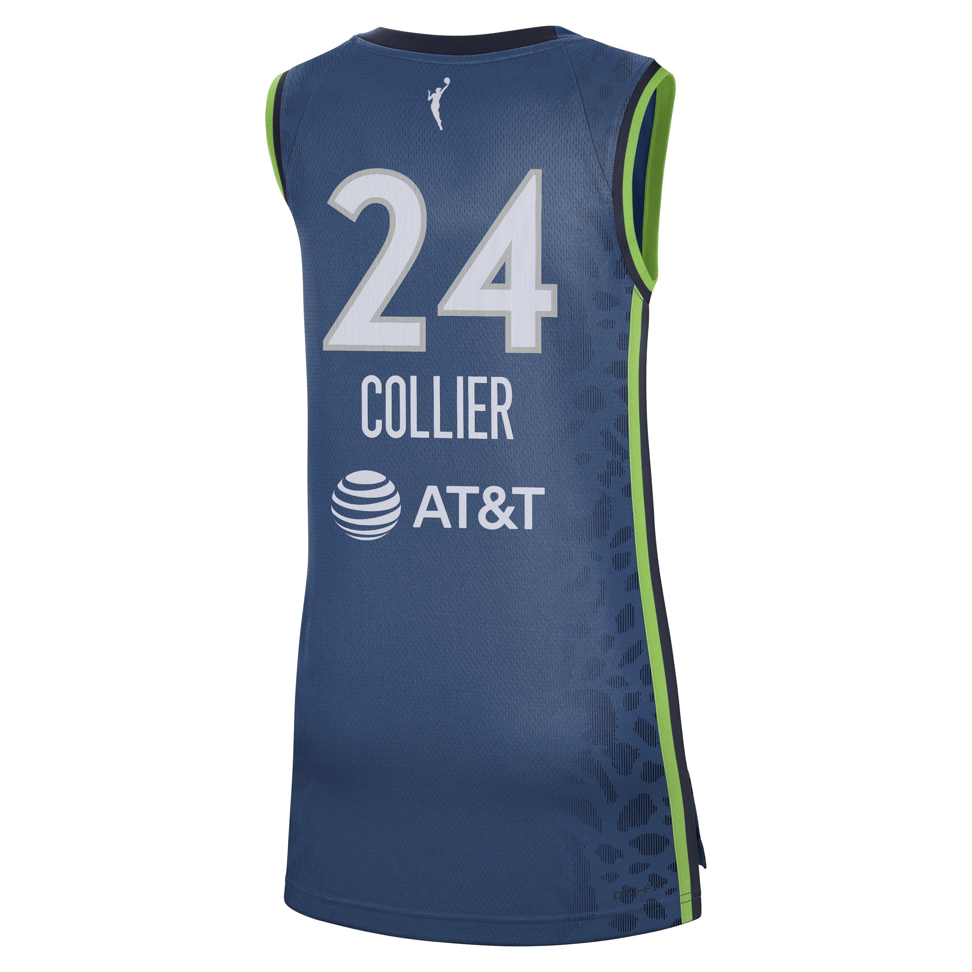 Nike Women's Sylvia Fowles Lynx Explorer Edition WNBA Victory Jersey -Blue - BLUE Thumbnail View 2