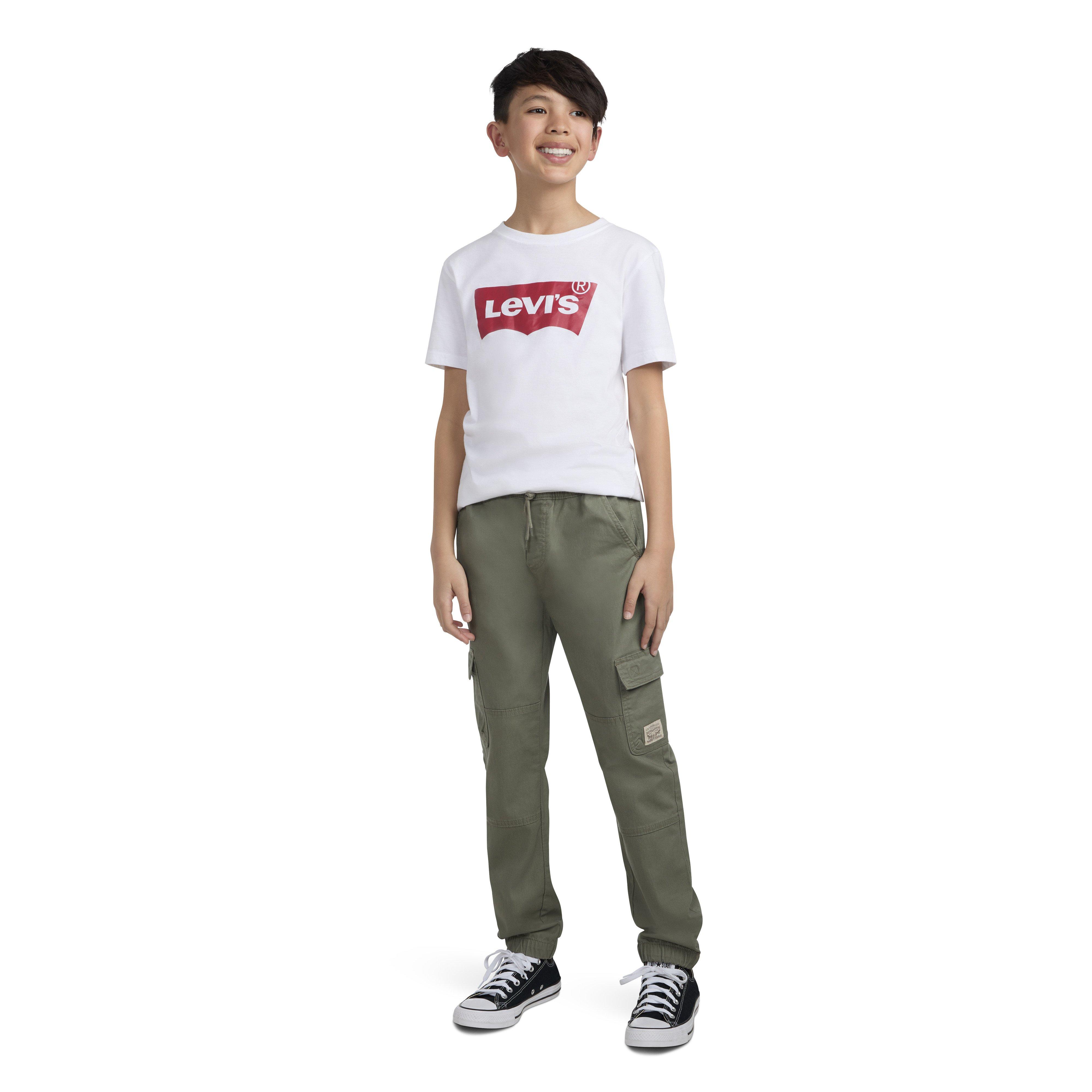 Levi's Relaxed Big Kids' Green Cargo Joggers - GREEN