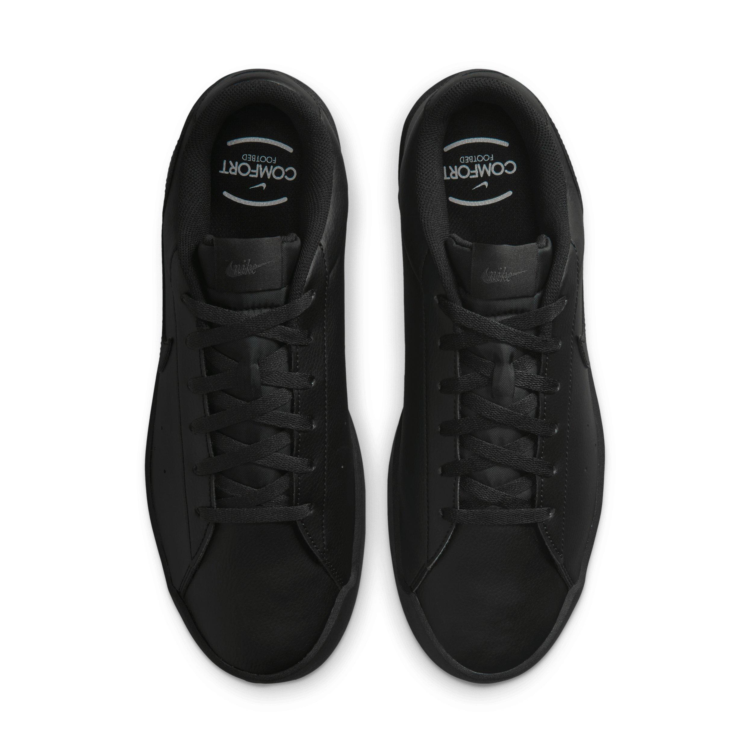 Nike Court Heritage SL "Black/Black/Anthracite/Black" Men's Shoe - BLACK/BLACK/ANTHRACITE/BLACK Thumbnail View 4