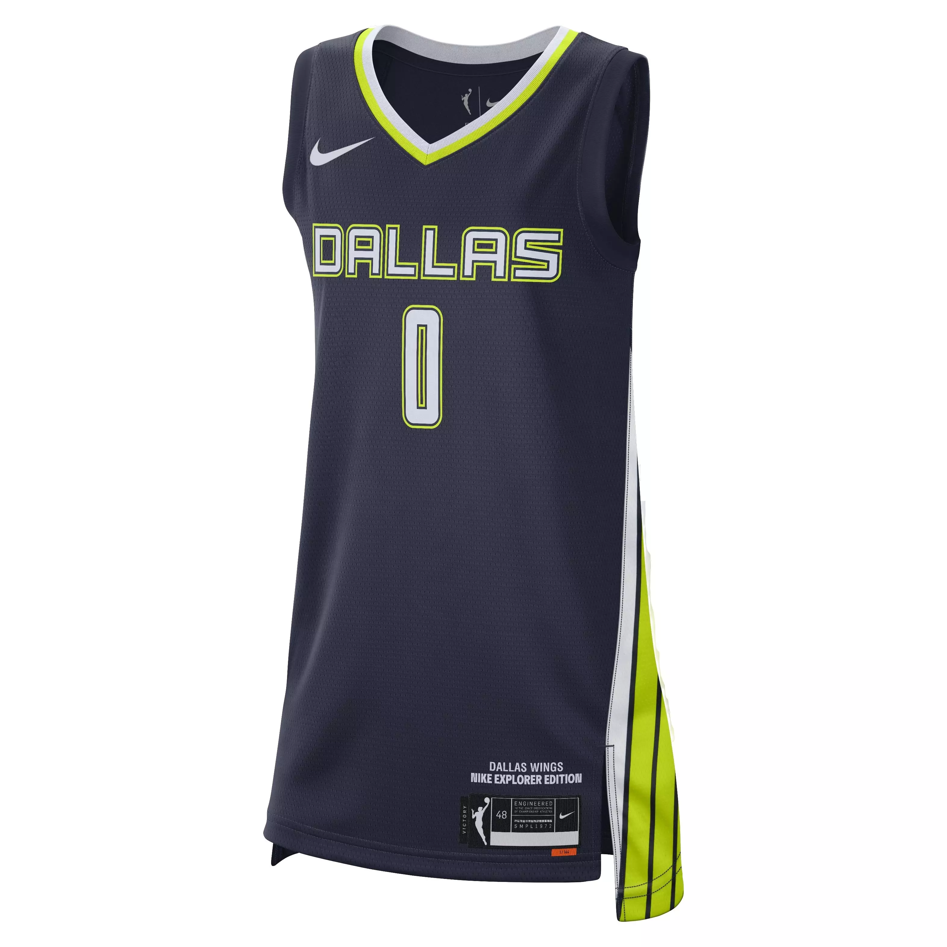 Nike Women's Dallas Wings Explorer Edition Dri-FIT WNBA Victory Jersey -Blue - BLUE
