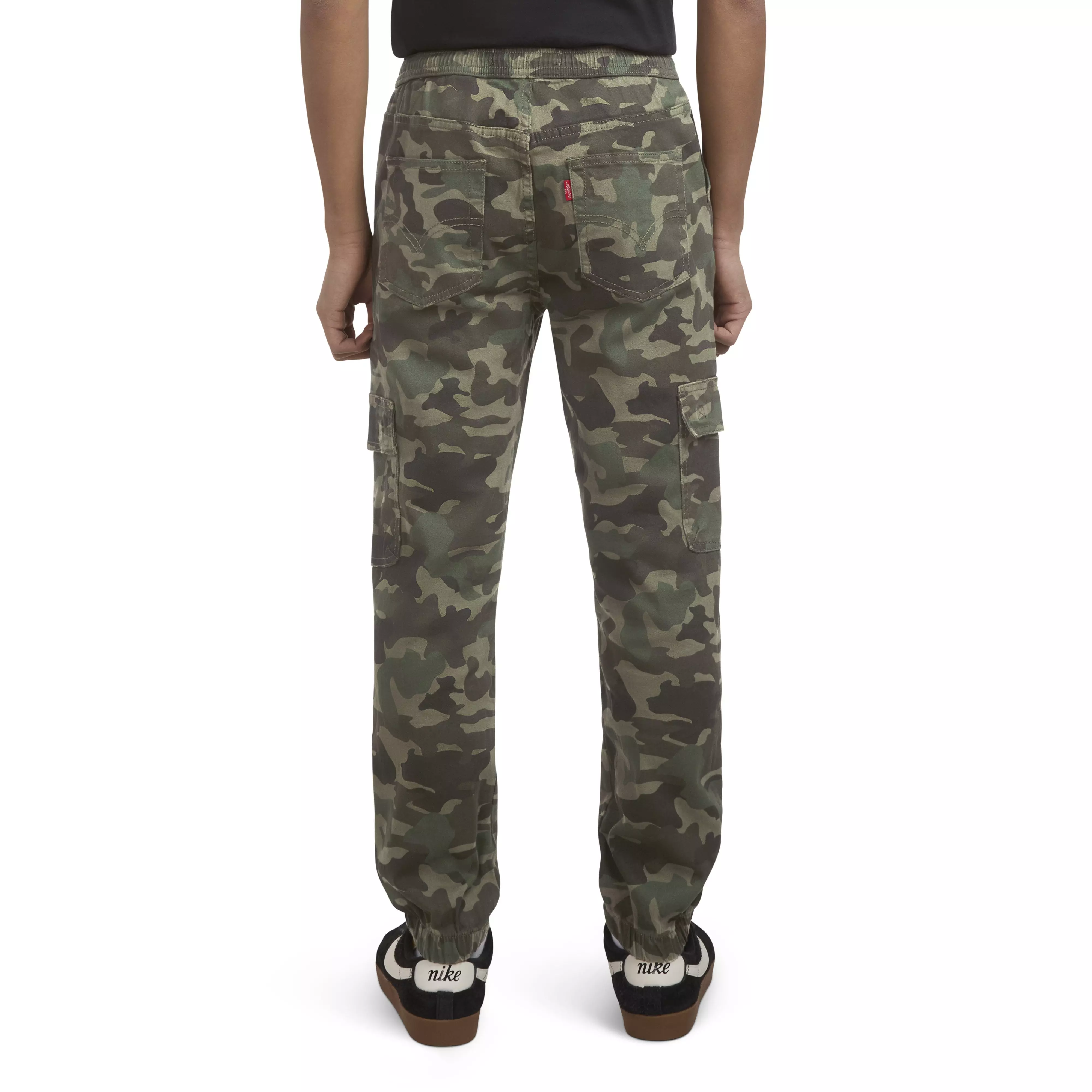Levi's Relaxed Big Kids' Camouflage Cargo Joggers - CAMOUFLAGE