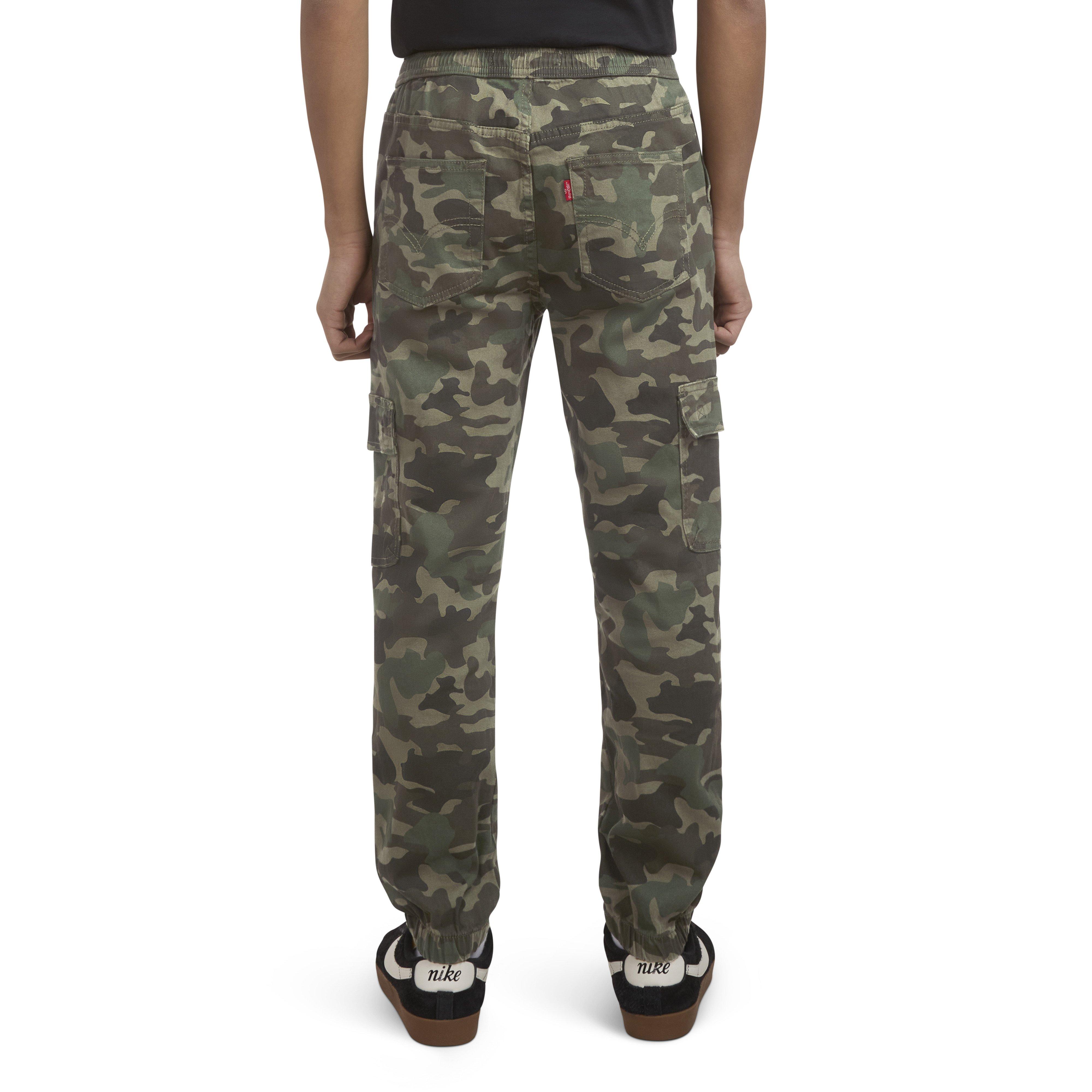 Levi's Relaxed Big Kids' Camouflage Cargo Joggers