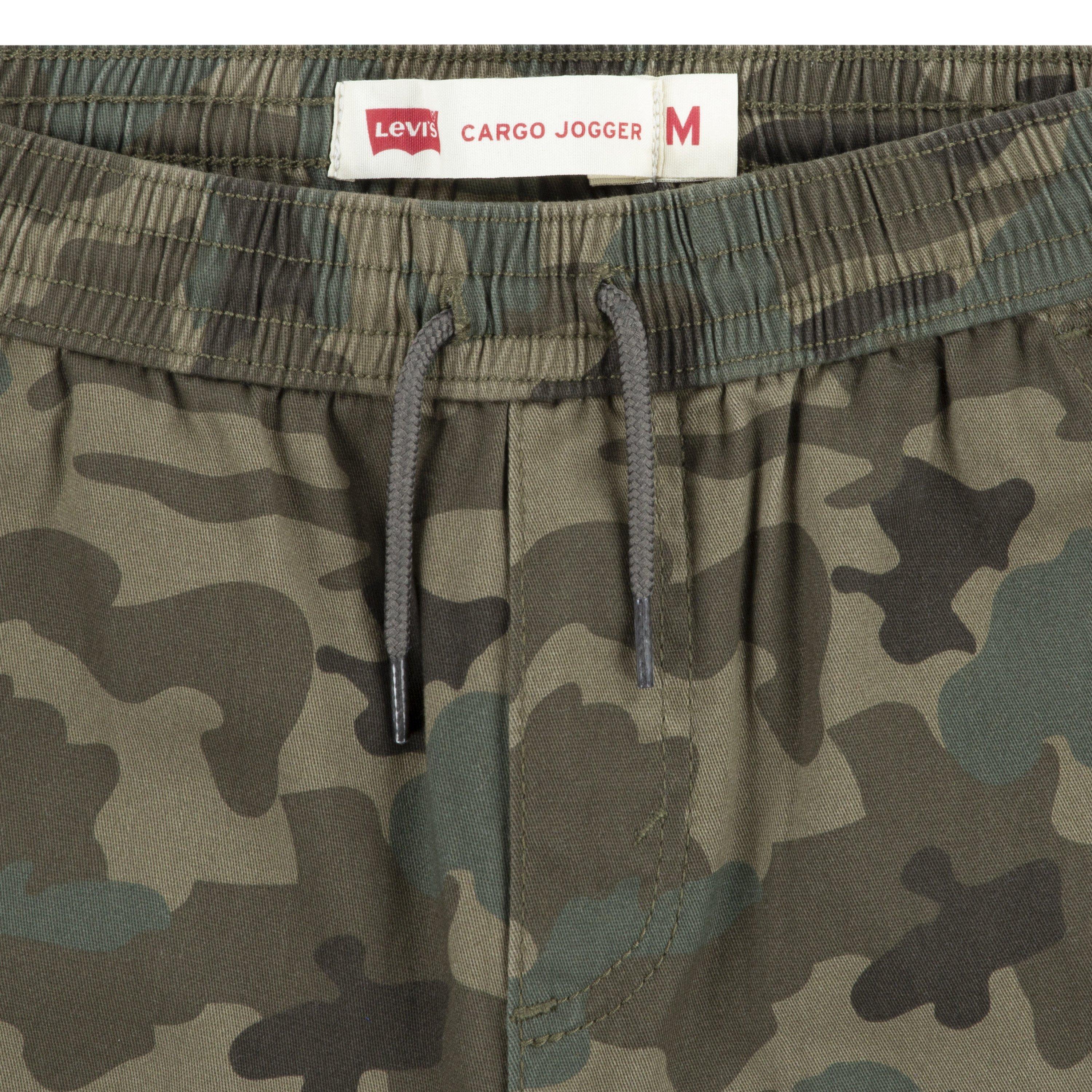 Levi's Relaxed Big Kids' Camouflage Cargo Joggers - CAMOUFLAGE Thumbnail View 4