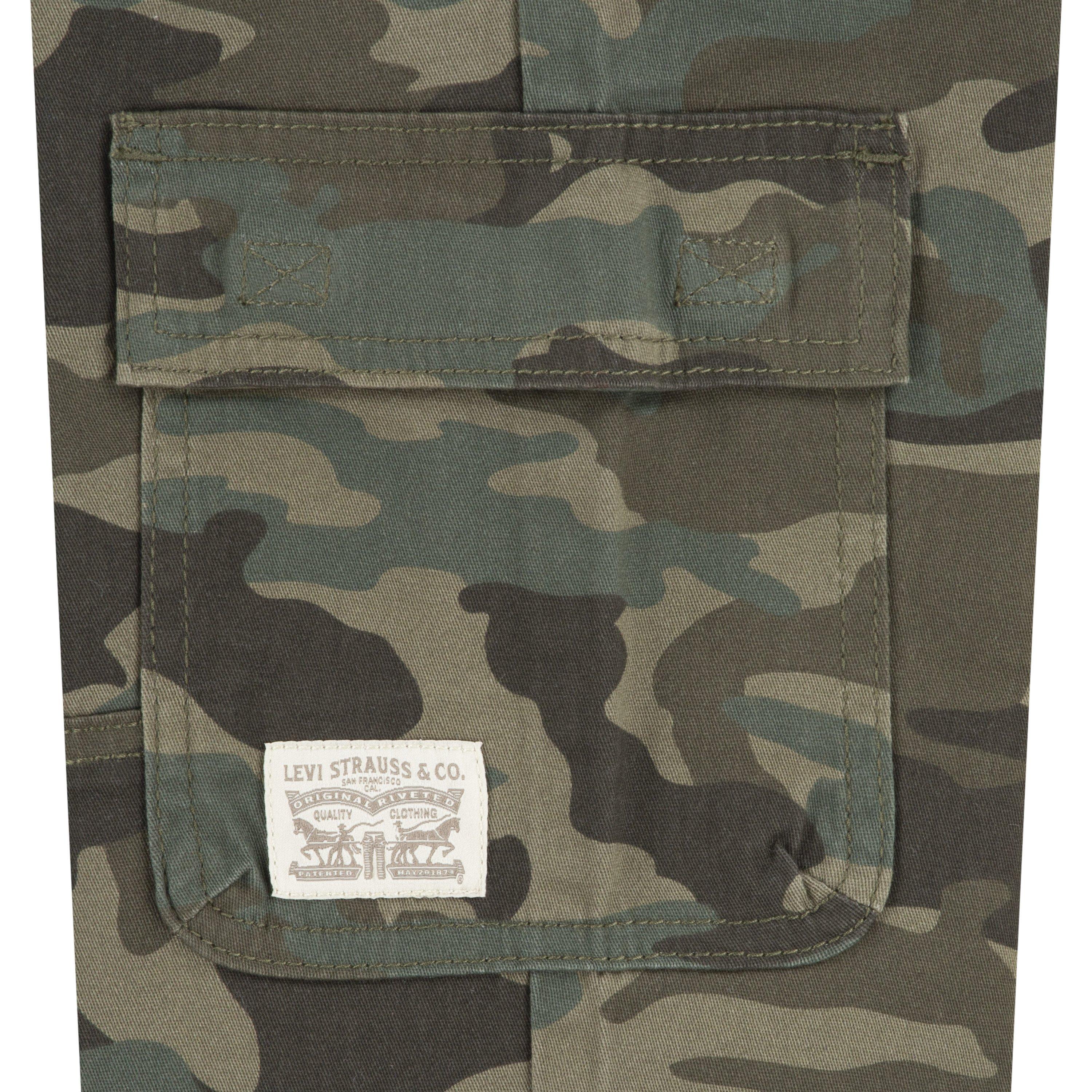 Levi's Relaxed Big Kids' Camouflage Cargo Joggers - CAMOUFLAGE Thumbnail View 6