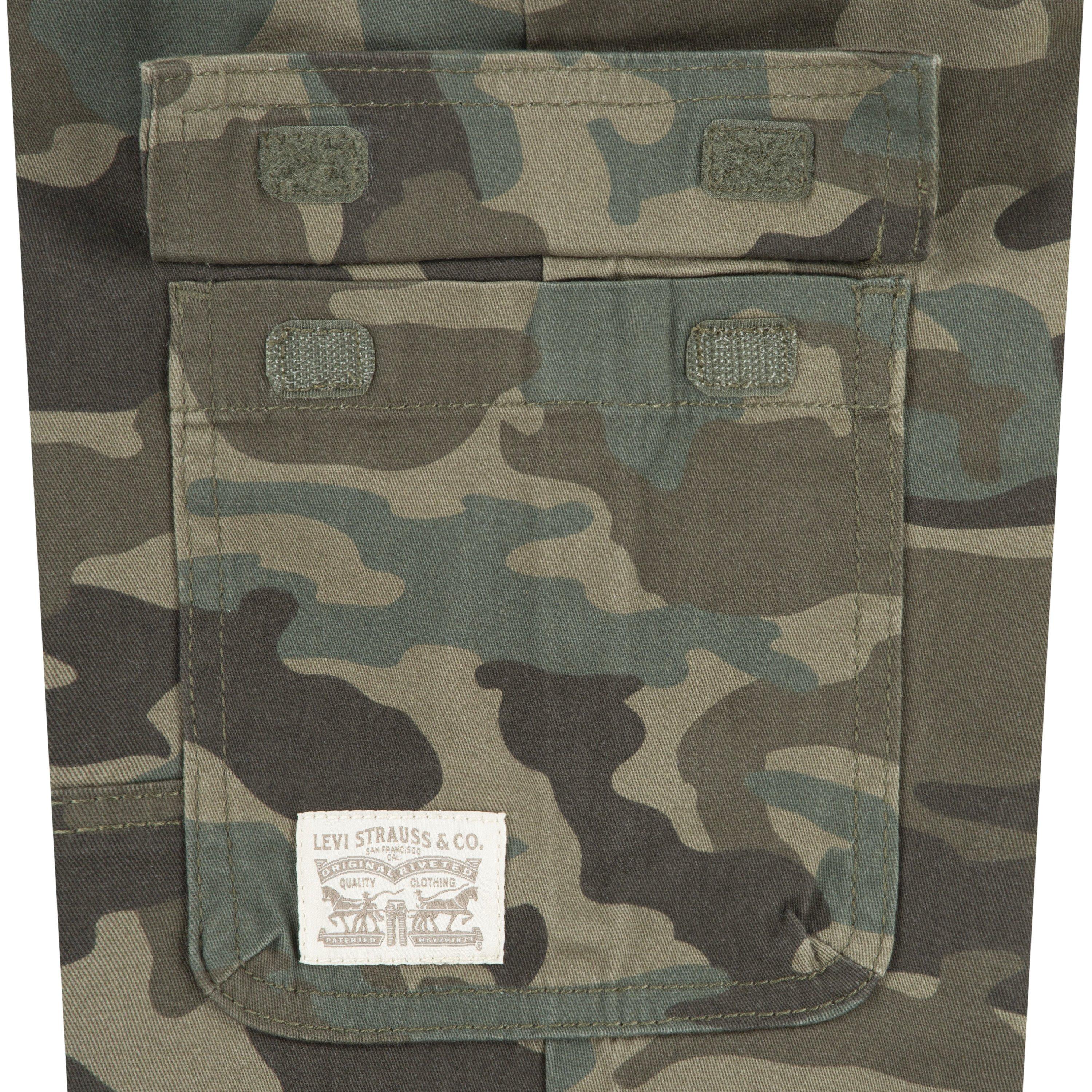 Levi's Big Kids' Relaxed Cargo Joggers - Camouflage - CAMOUFLAGE Thumbnail View 7