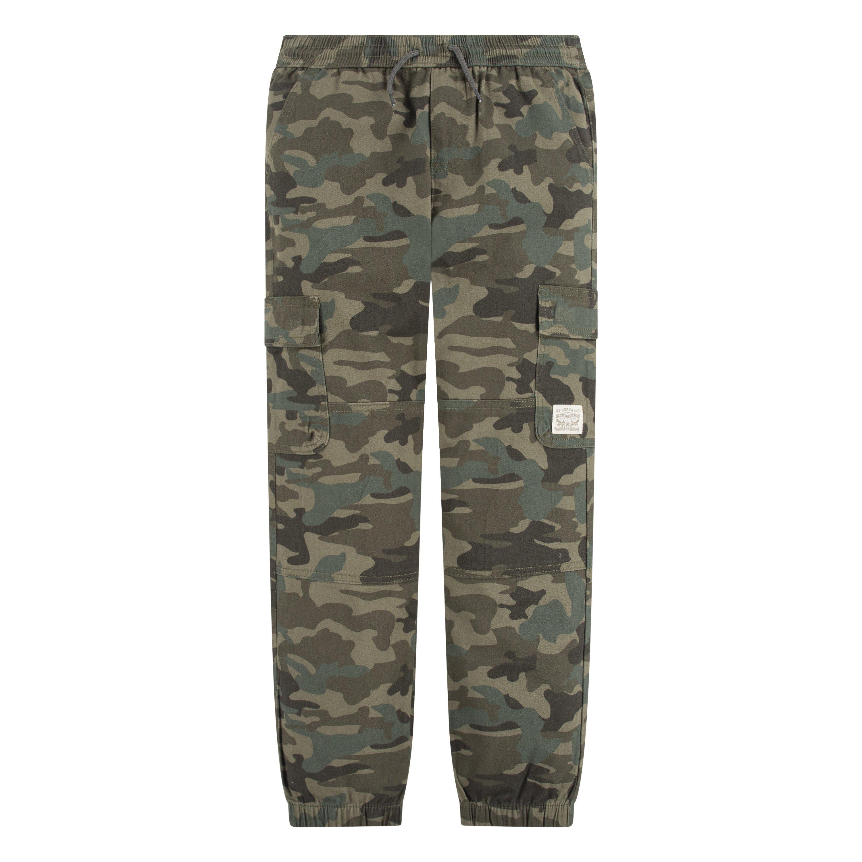 Levi's Relaxed Big Kids' Camouflage Cargo Joggers - CAMOUFLAGE Thumbnail View 8