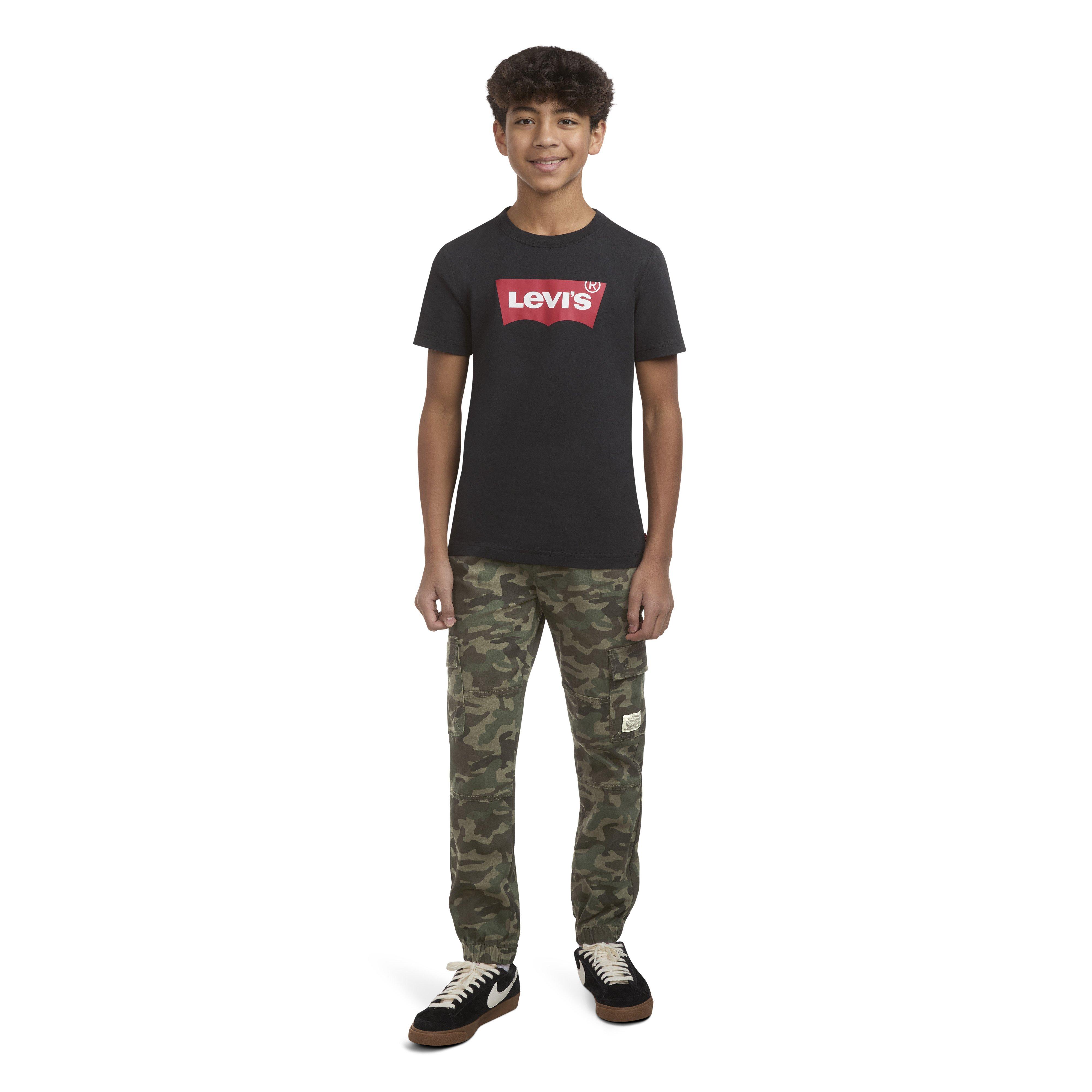 Levi's Relaxed Big Kids' Camouflage Cargo Joggers - CAMOUFLAGE Thumbnail View 10