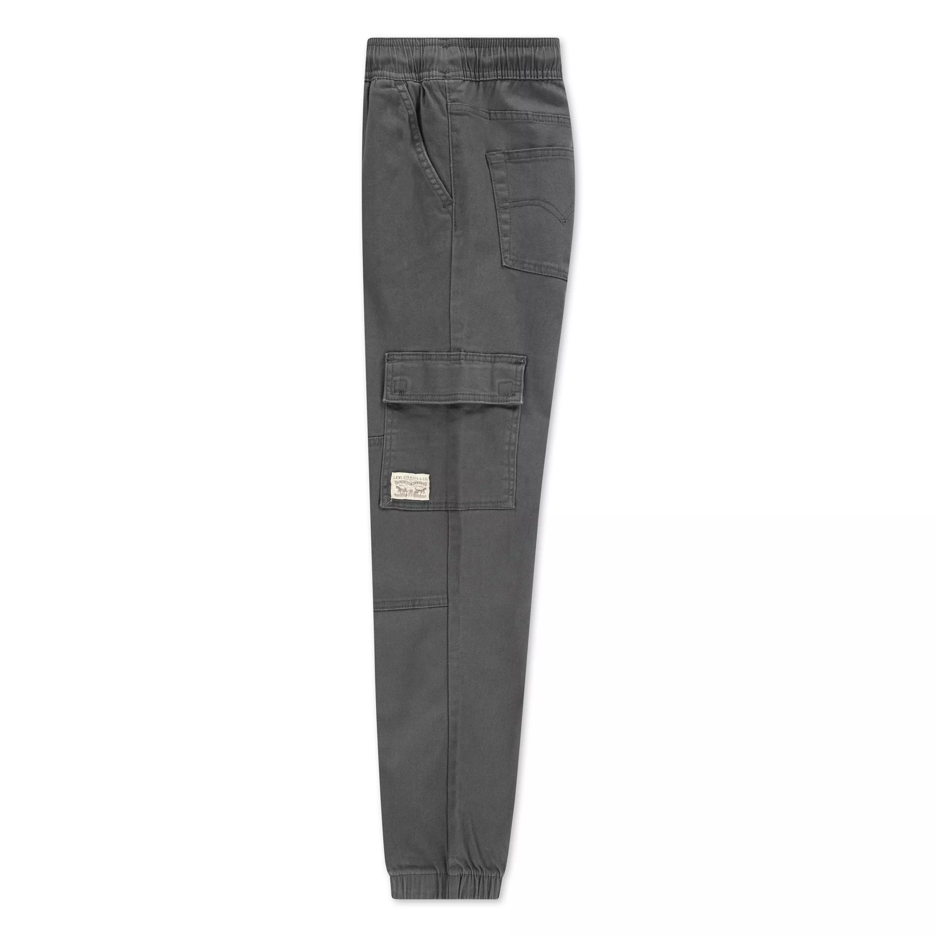 Levi's Relaxed Big Kids' Washed Grey Cargo Joggers - GREY