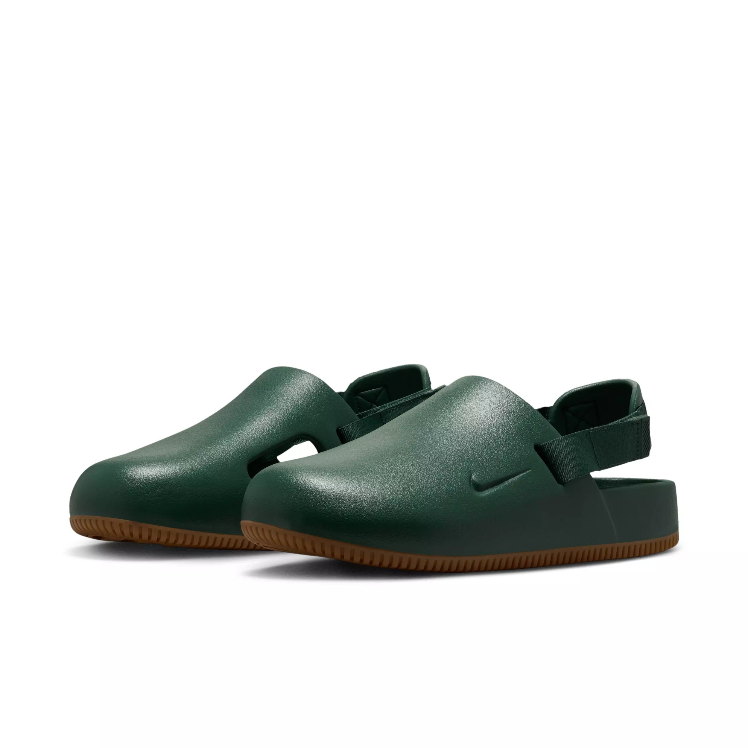 Nike Calm "Fir/Gum Medium Brown/Fir" Men's Mule - FIR/MD BROWN/FIR