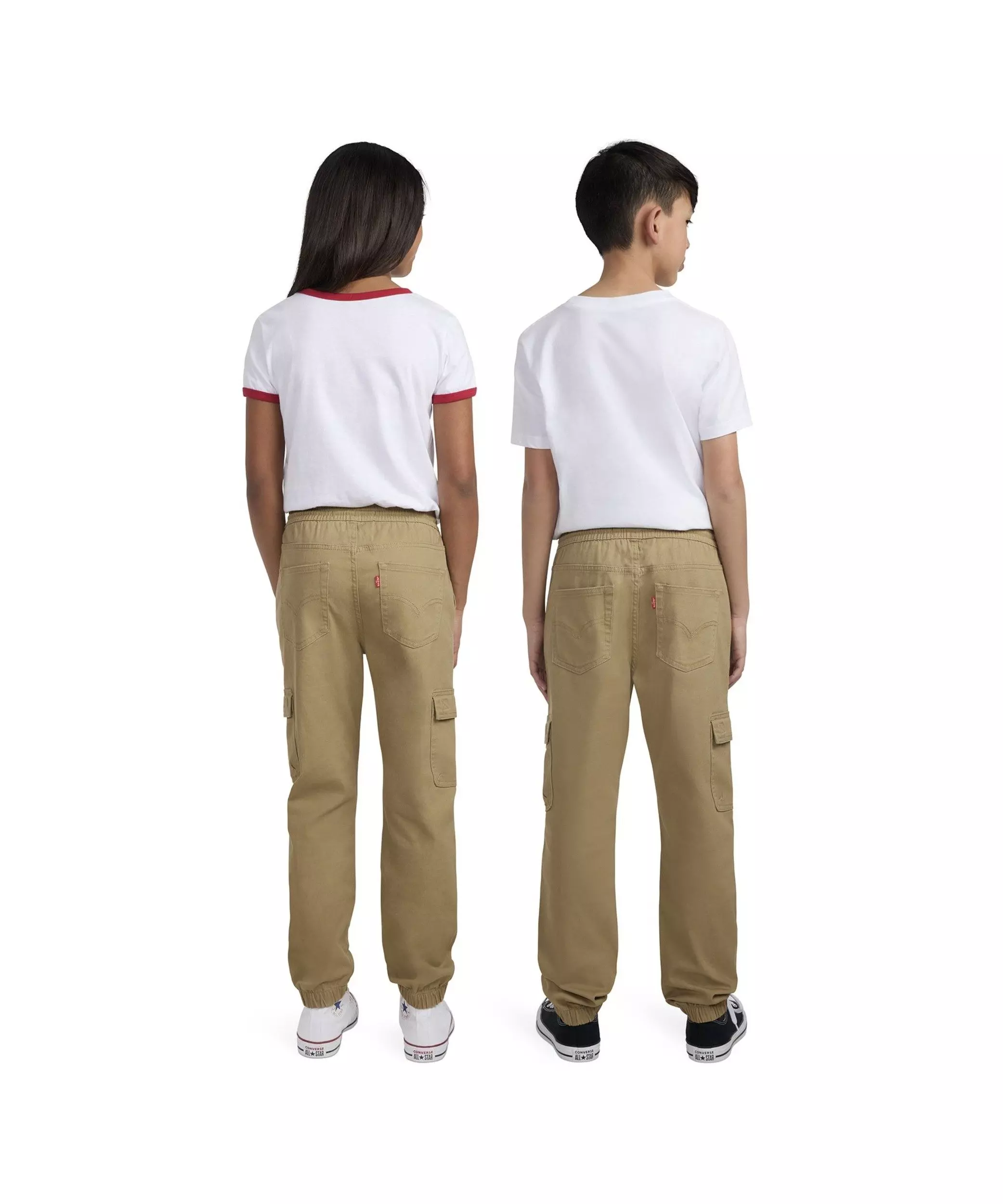 Levi's Big Kids' Relaxed Cargo Joggers -Gold - GOLD