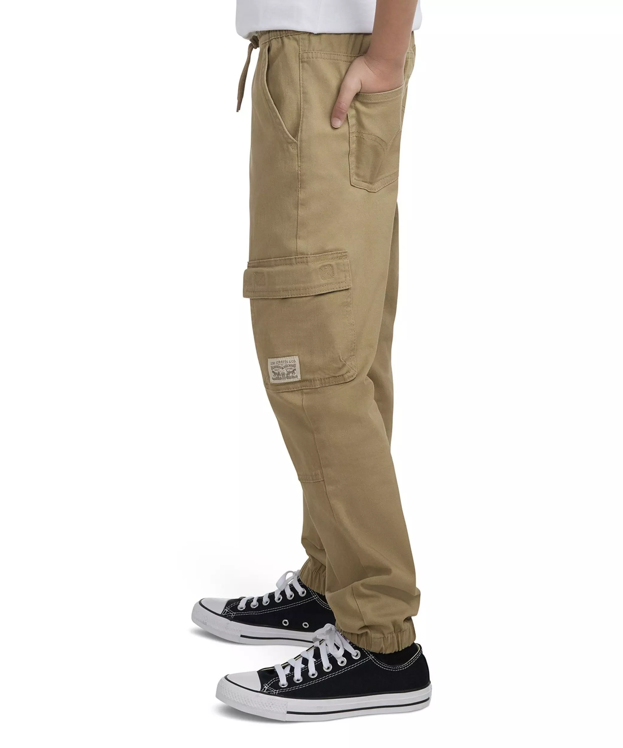Levi's Big Kids' Relaxed Cargo Joggers -Gold - GOLD