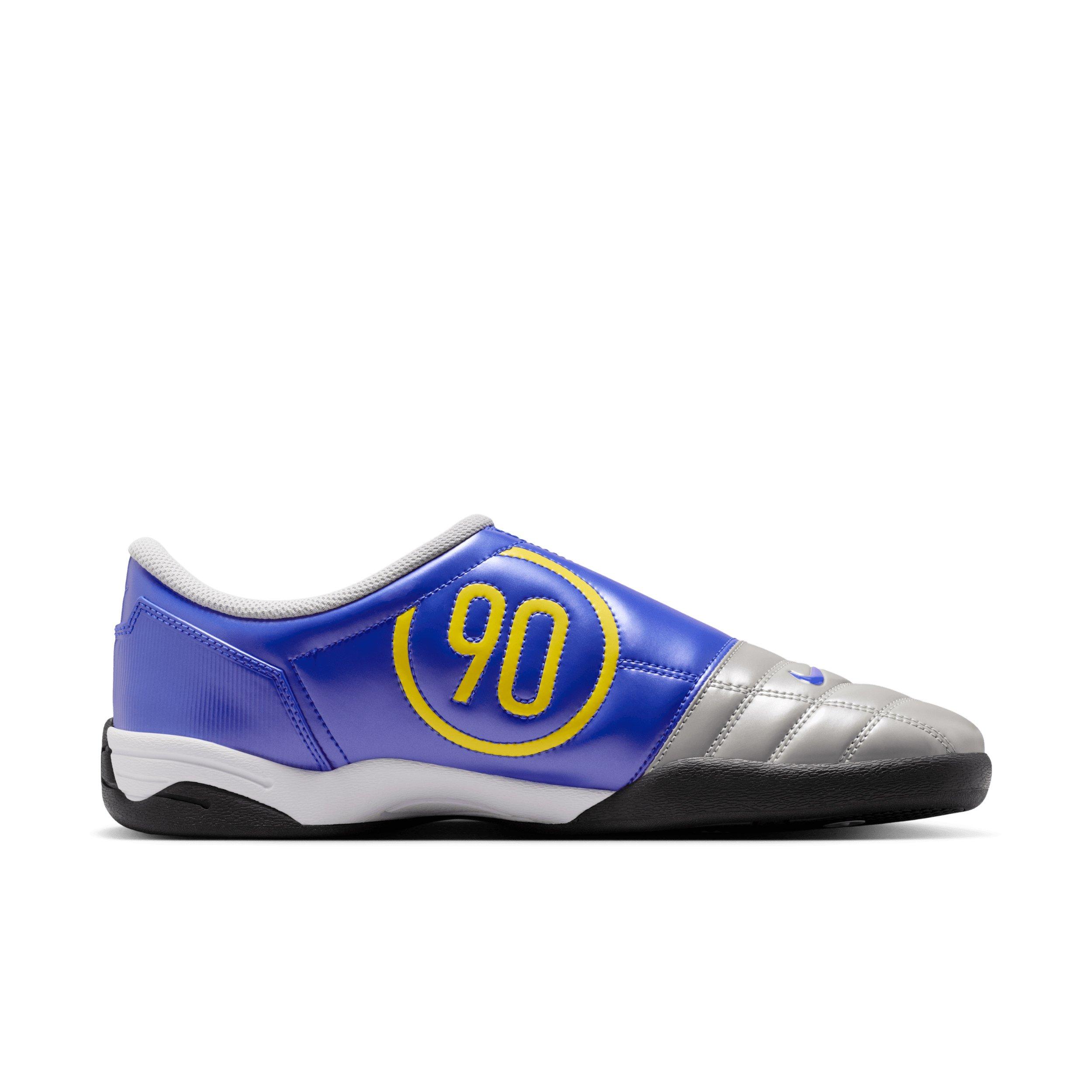 Nike Total 90 "Metallic Silver/Racer Blue/Black/Lightning" Men's Shoe - SILVER/BLUE/BLACK/LIGHTNING