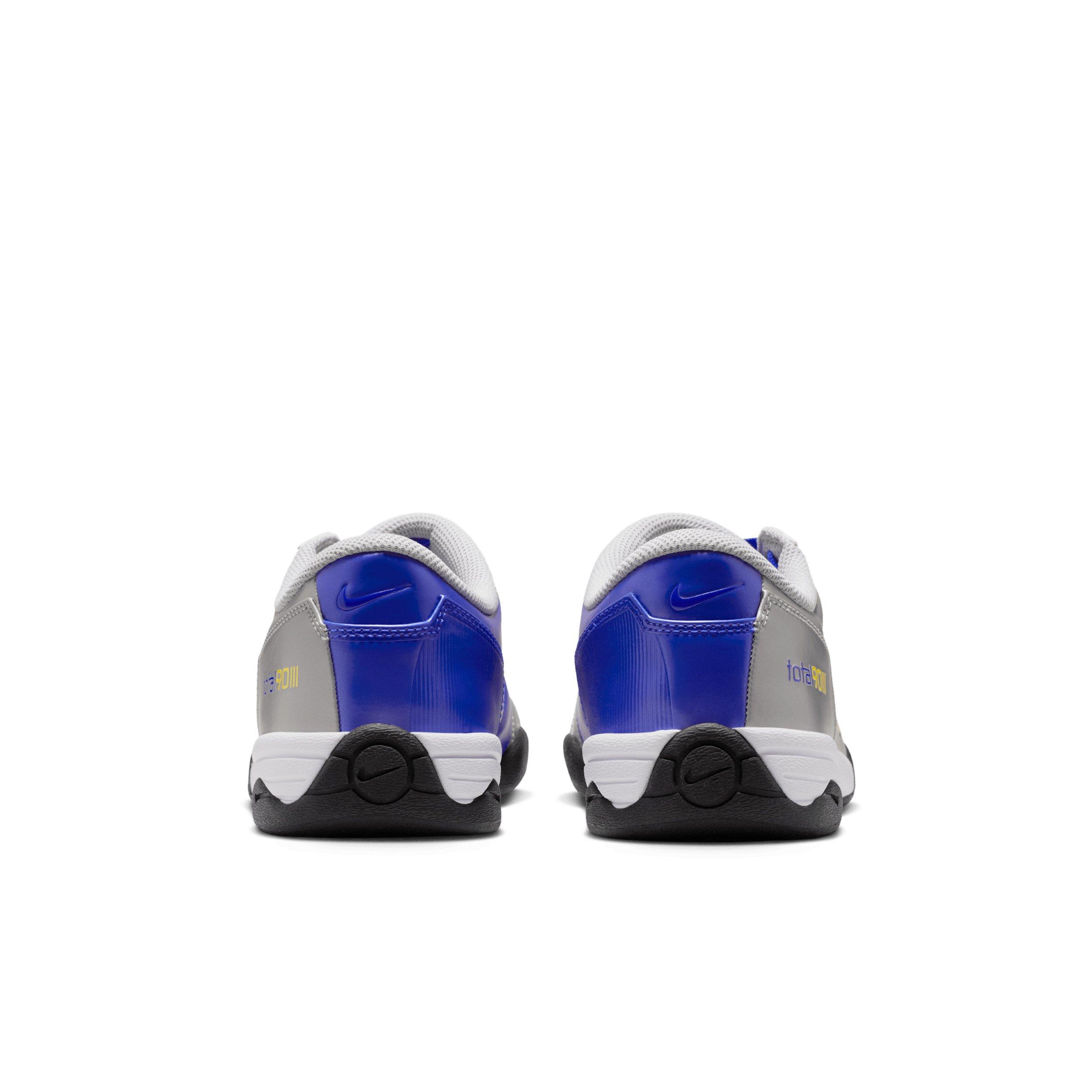 Nike Total 90 "Metallic Silver/Racer Blue/Black/Lightning" Men's Shoe - SILVER/BLUE/BLACK/LIGHTNING