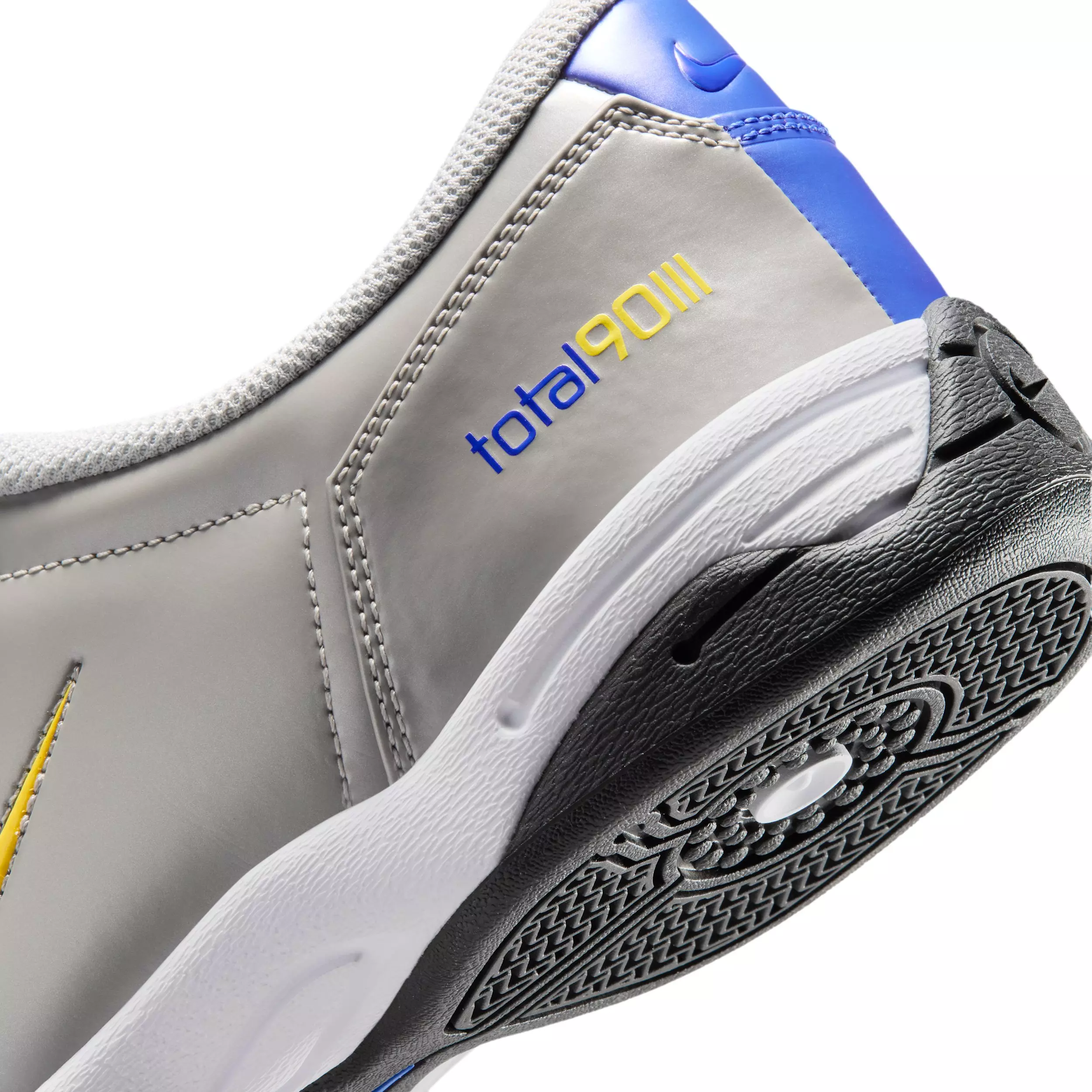 Nike Total 90 "Metallic Silver/Racer Blue/Black/Lightning" Men's Shoe - SILVER/BLUE/BLACK/LIGHTNING