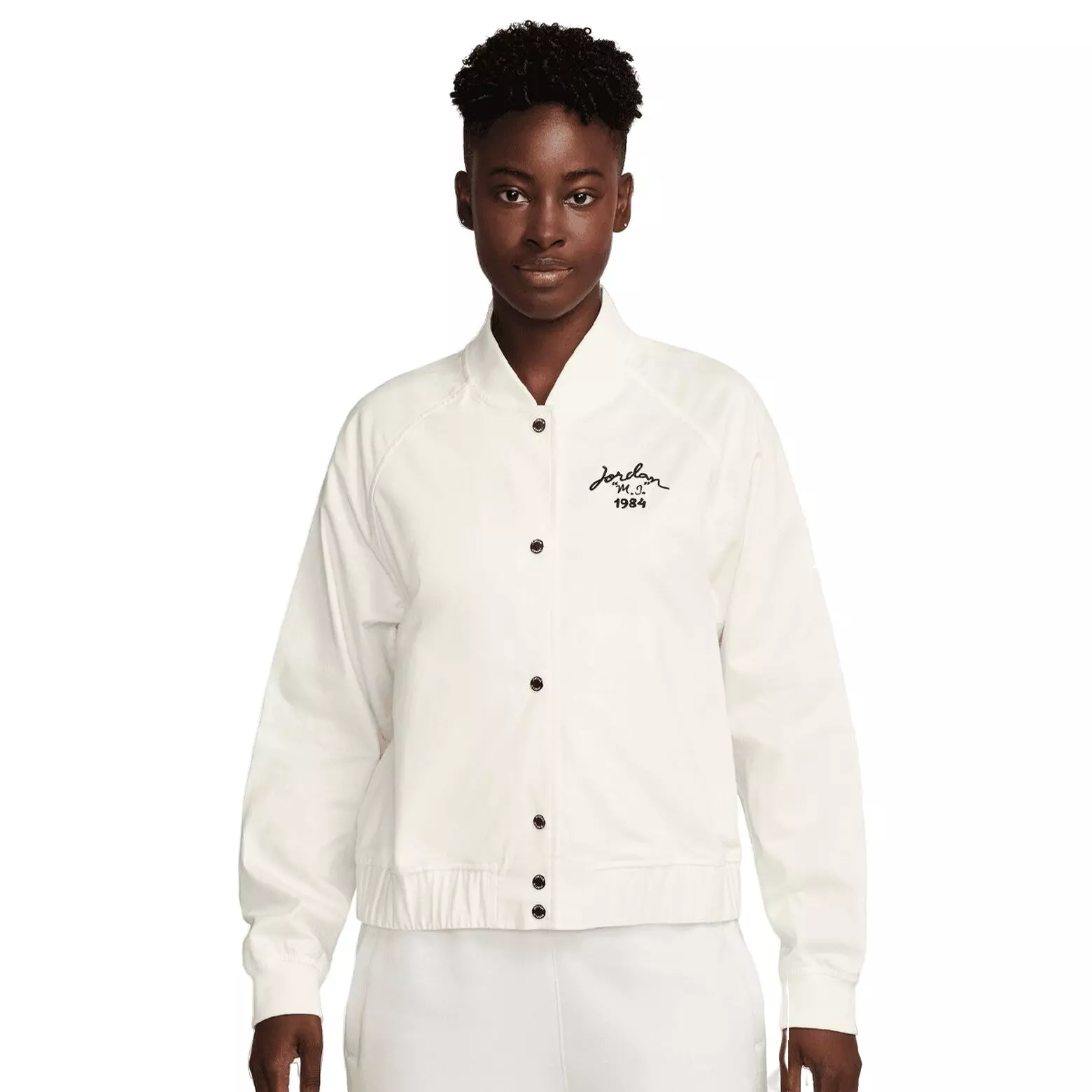 Jordan Women's Varsity Jacket -White - WHITE