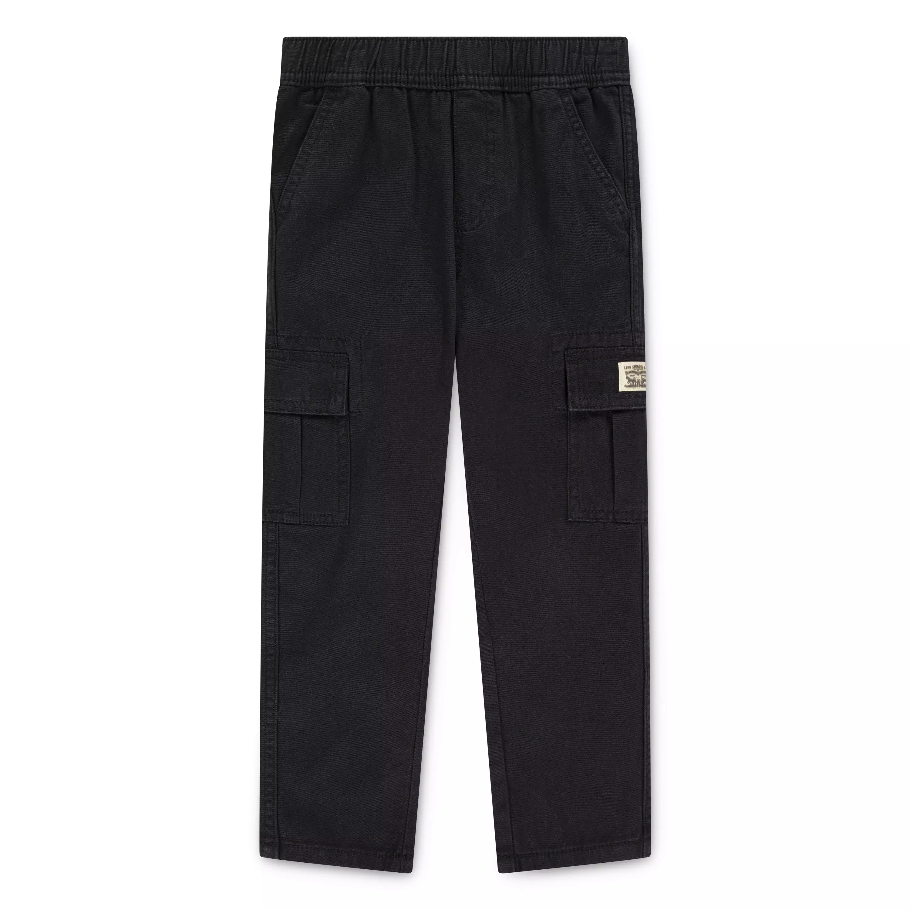Levi's Little Boys' Pull On Cargo Pants - Black - BLACK