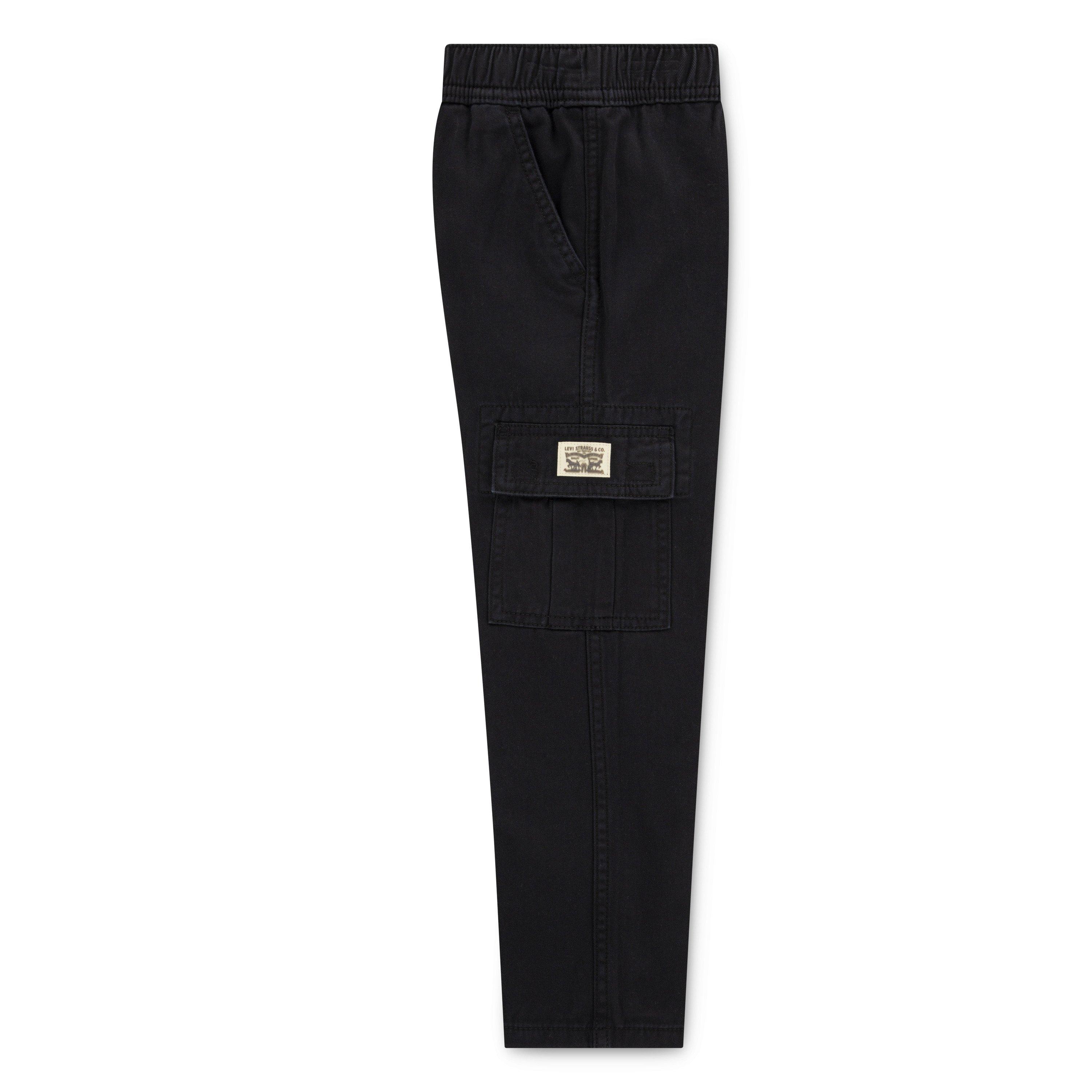 Levi's Little Boys' Pull On Cargo Pants - Black - BLACK Thumbnail View 3