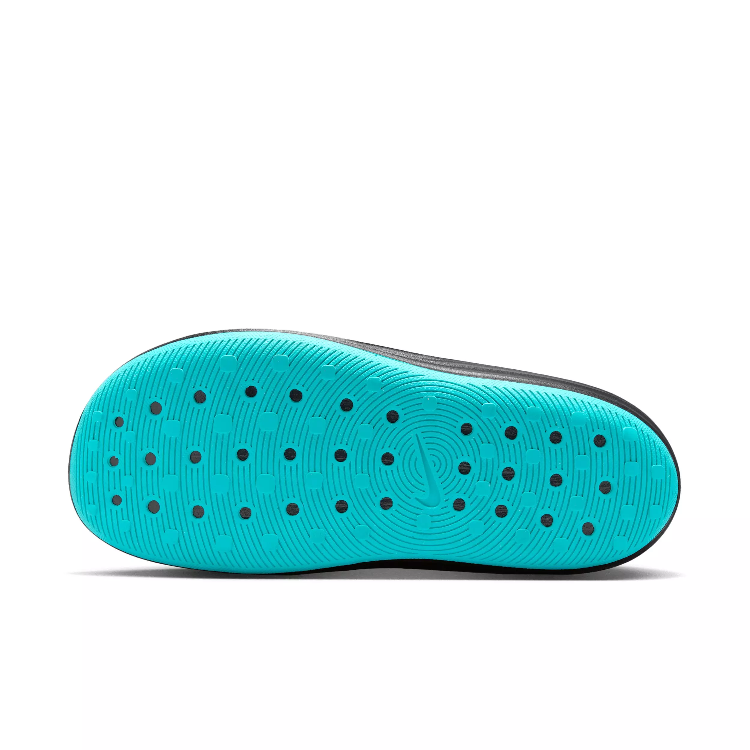 Nike ReactX Rejuven8 "Black/Gamma Blue/Metallic Silver" Men's Slide - BLACK/BLUE/SILVER