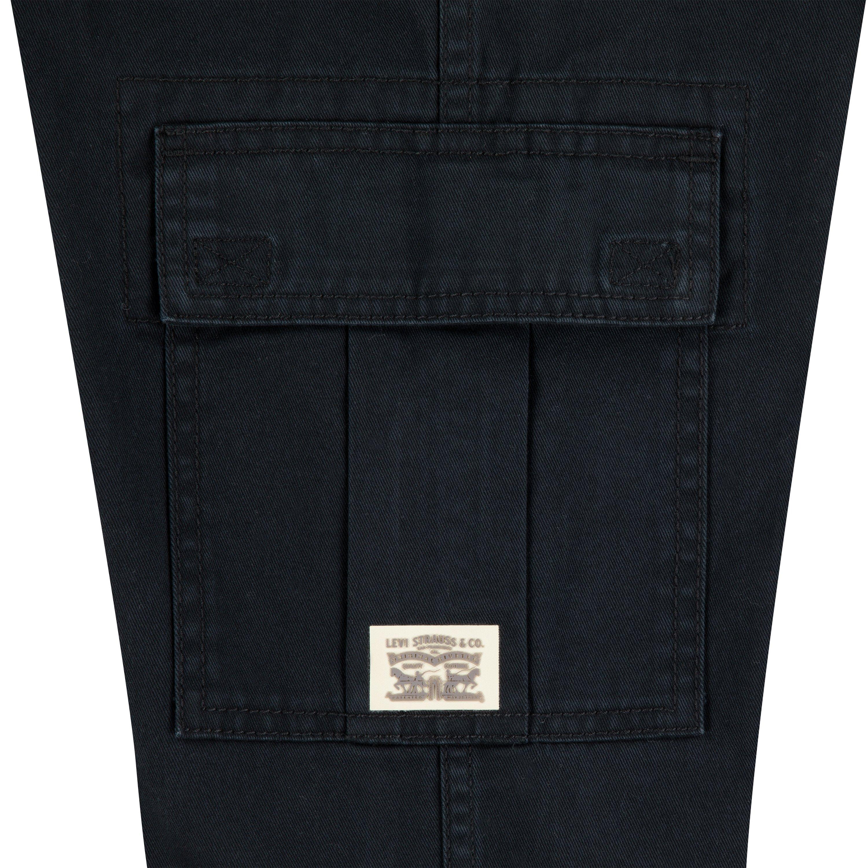 Levi's Big Boys' Pull On Cargo Pants - Black - BLACK Thumbnail View 5