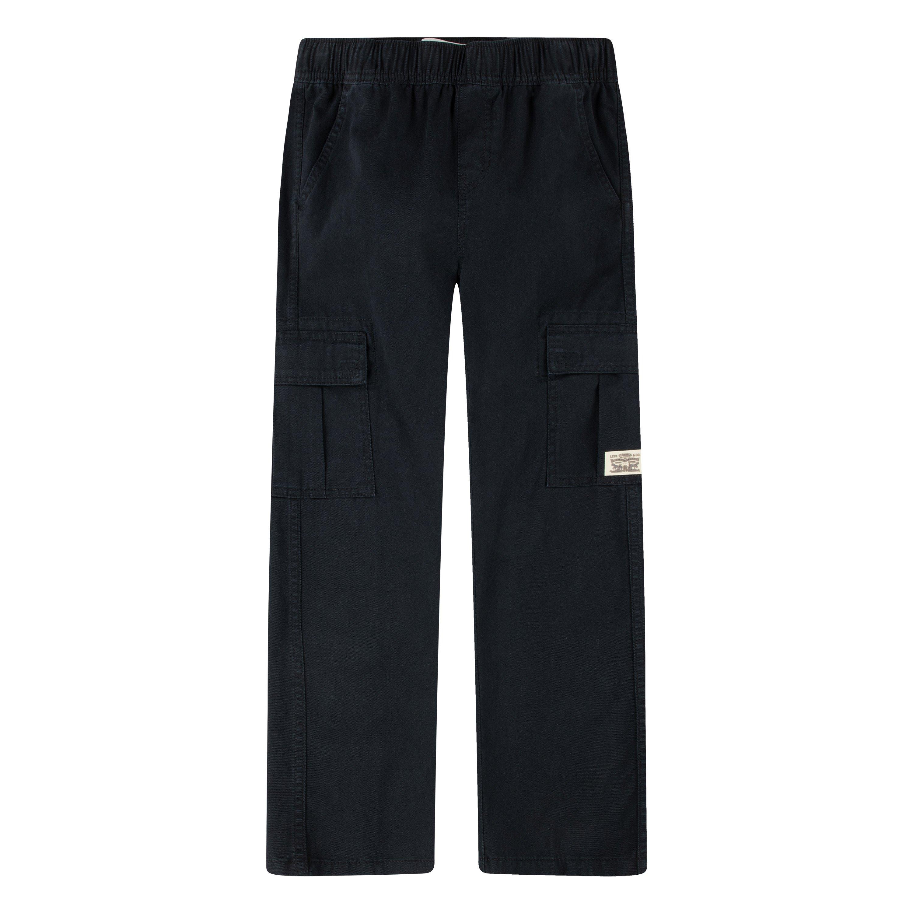 Levi's Big Boys' Pull On Cargo Pants - Black - BLACK Thumbnail View 7