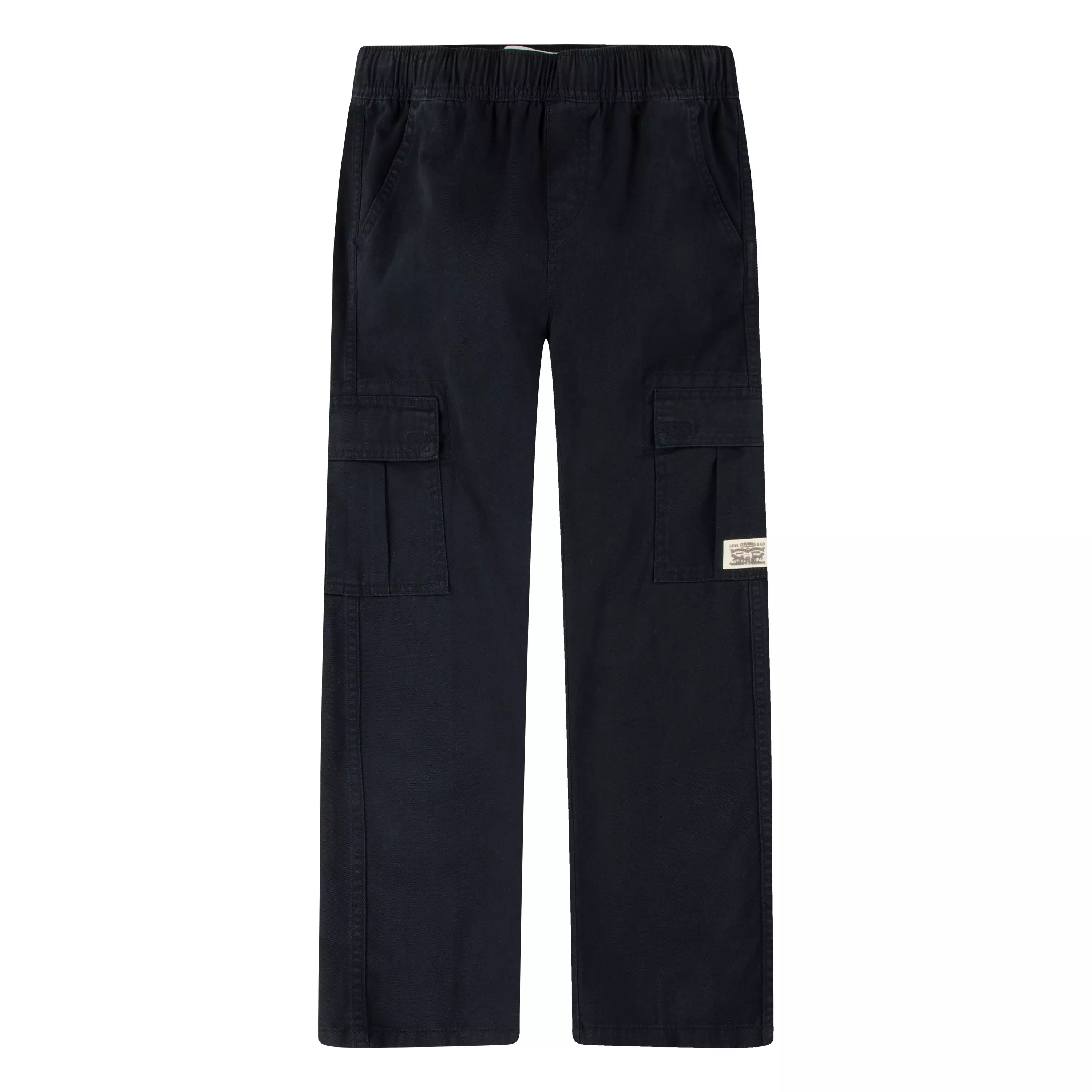 Levi's Big Boys' Pull On Cargo Pants - Black - BLACK