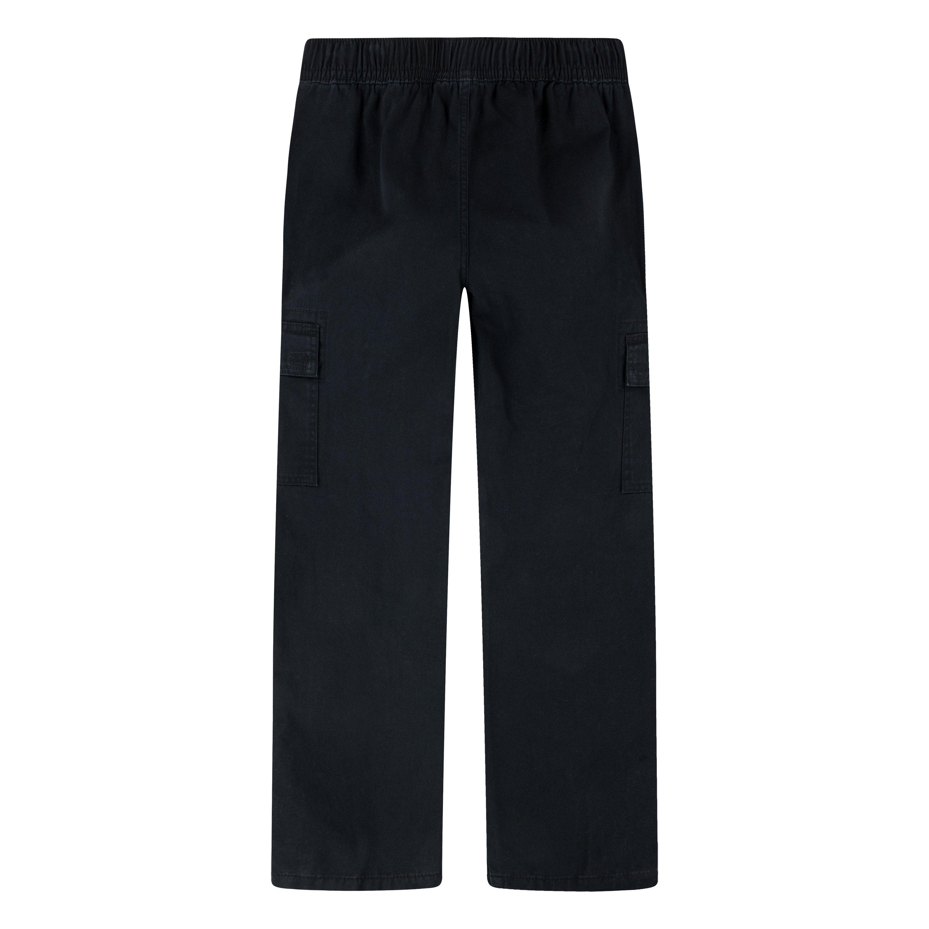 Levi's Big Boys' Pull On Cargo Pants - Black - BLACK Thumbnail View 8
