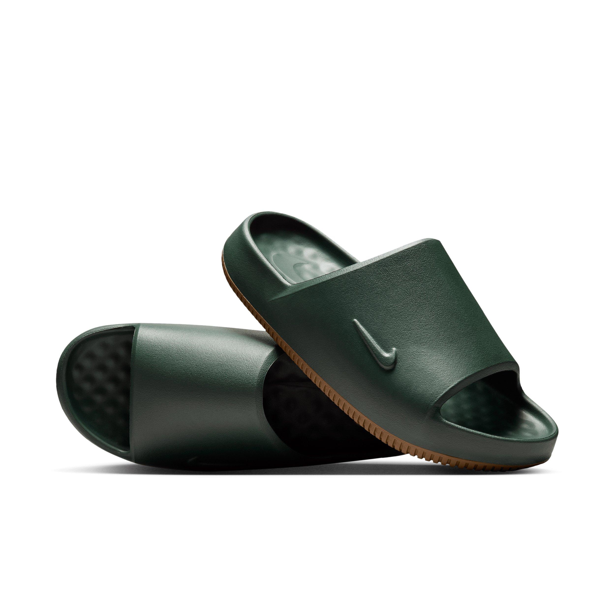 Nike Calm 2.0 "Fir/Gum Medium Brown" Men's Slide - FIR/MD BROWN Thumbnail View 3