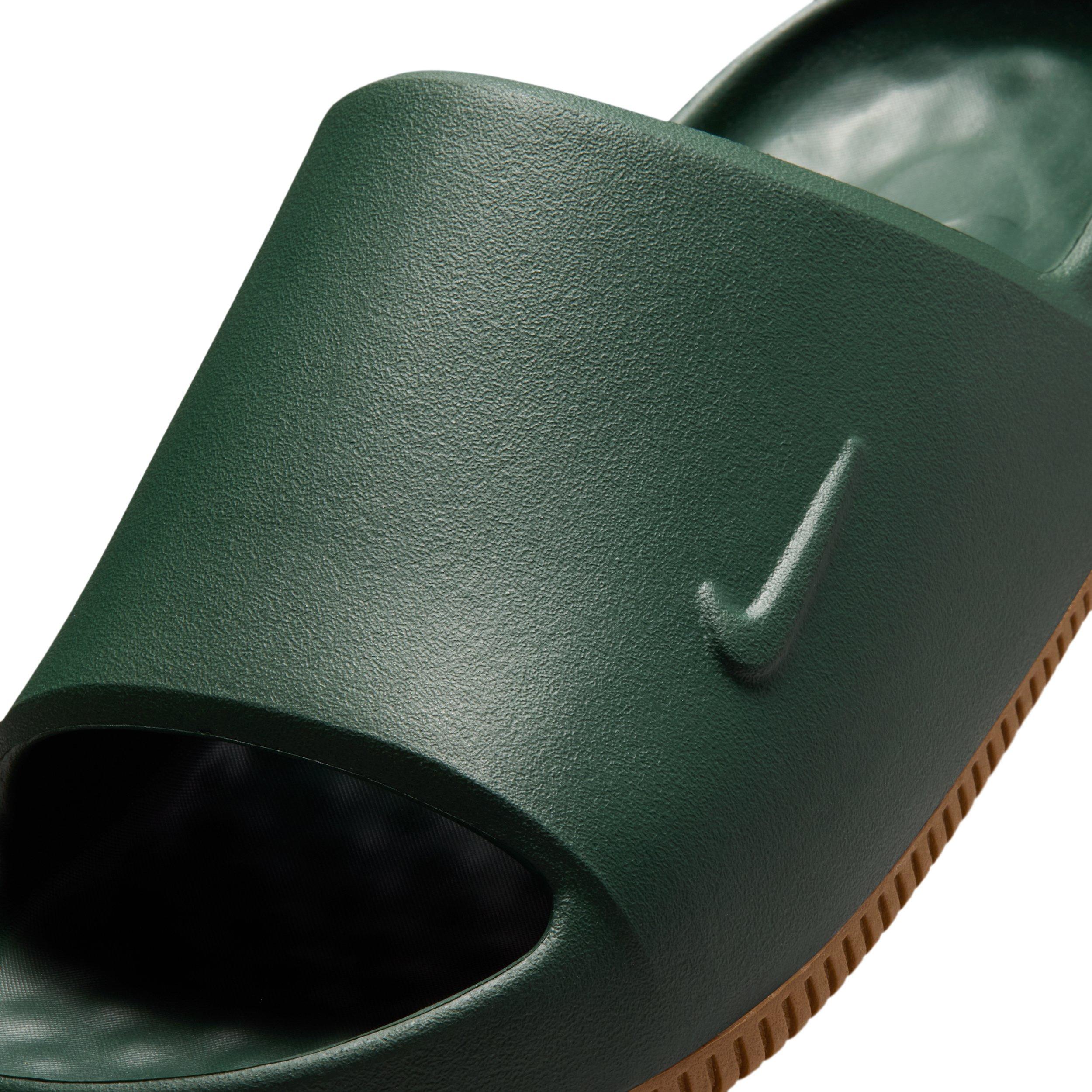 Nike Calm 2.0 "Fir/Gum Medium Brown" Men's Slide - FIR/MD BROWN Thumbnail View 6