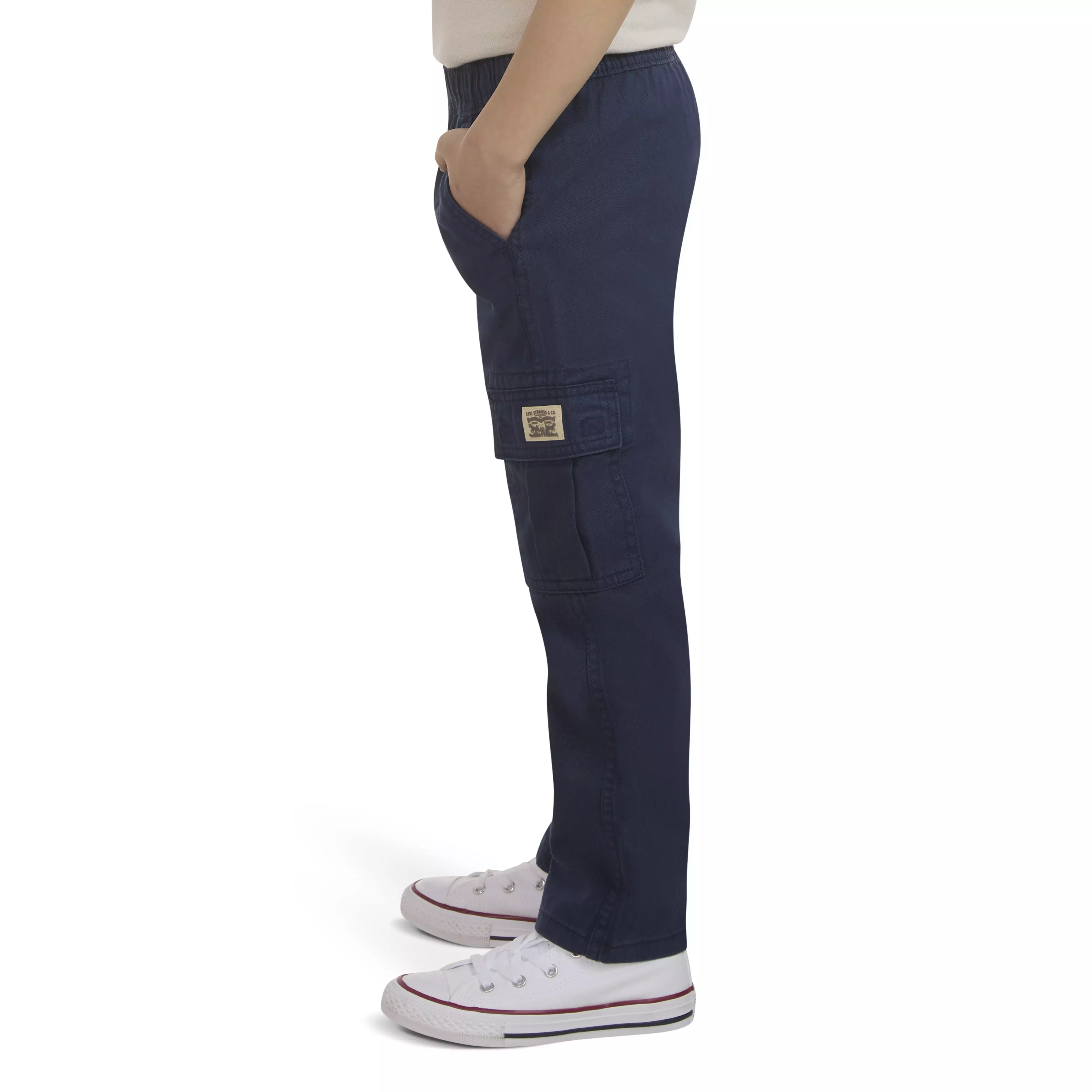 Levi's Little Boys' Pull On Cargo Pants - Blue - BLUE