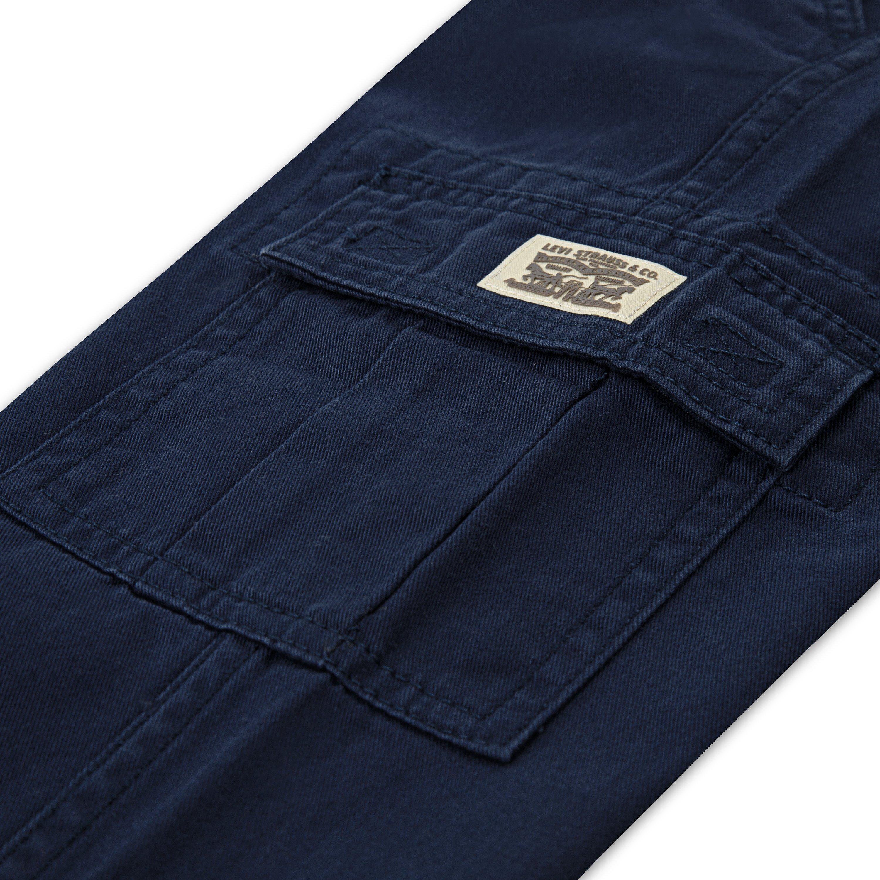 Levi's Little Boys' Pull On Cargo Pants - Blue - BLUE Thumbnail View 5