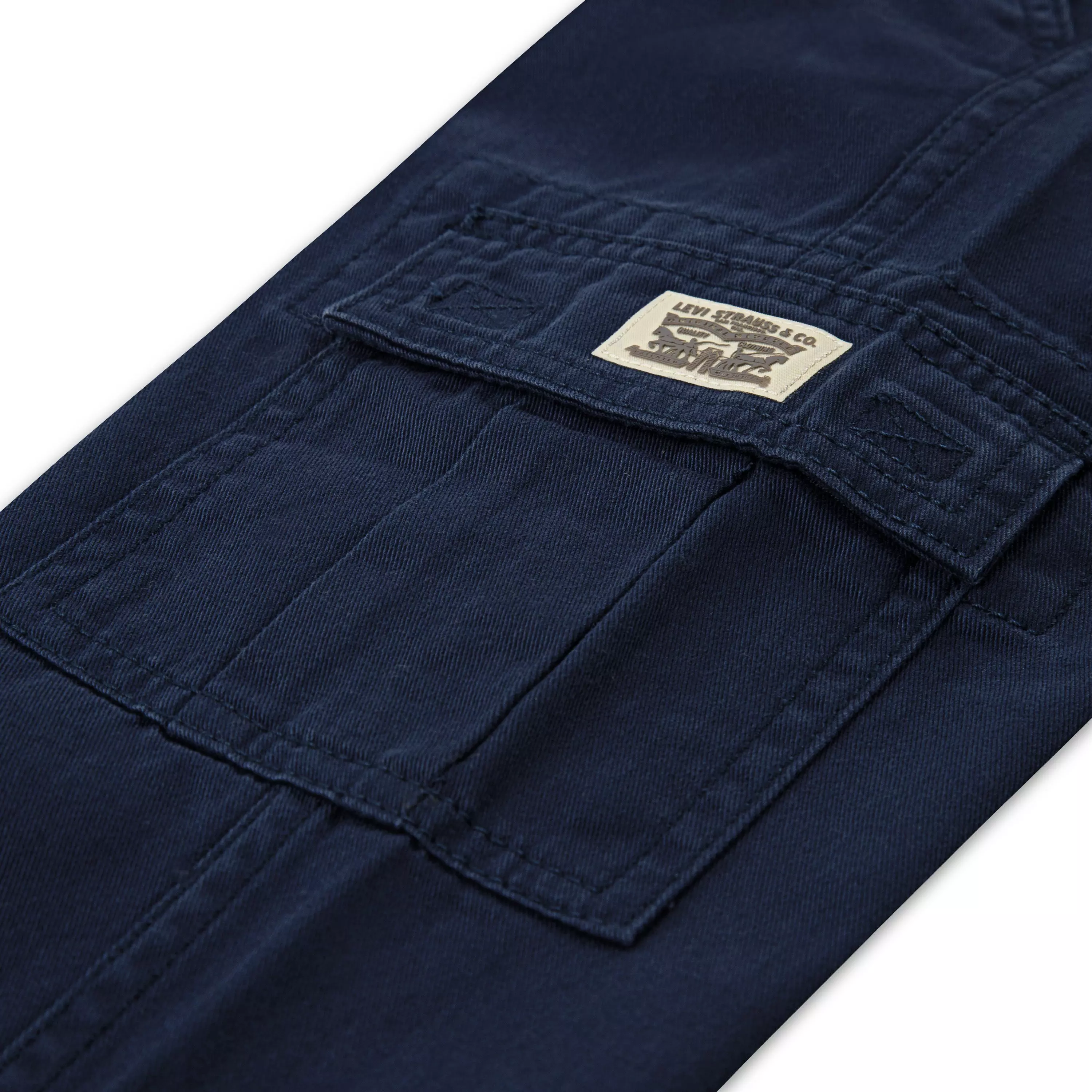 Levi's Little Boys' Pull On Cargo Pants - Blue - BLUE