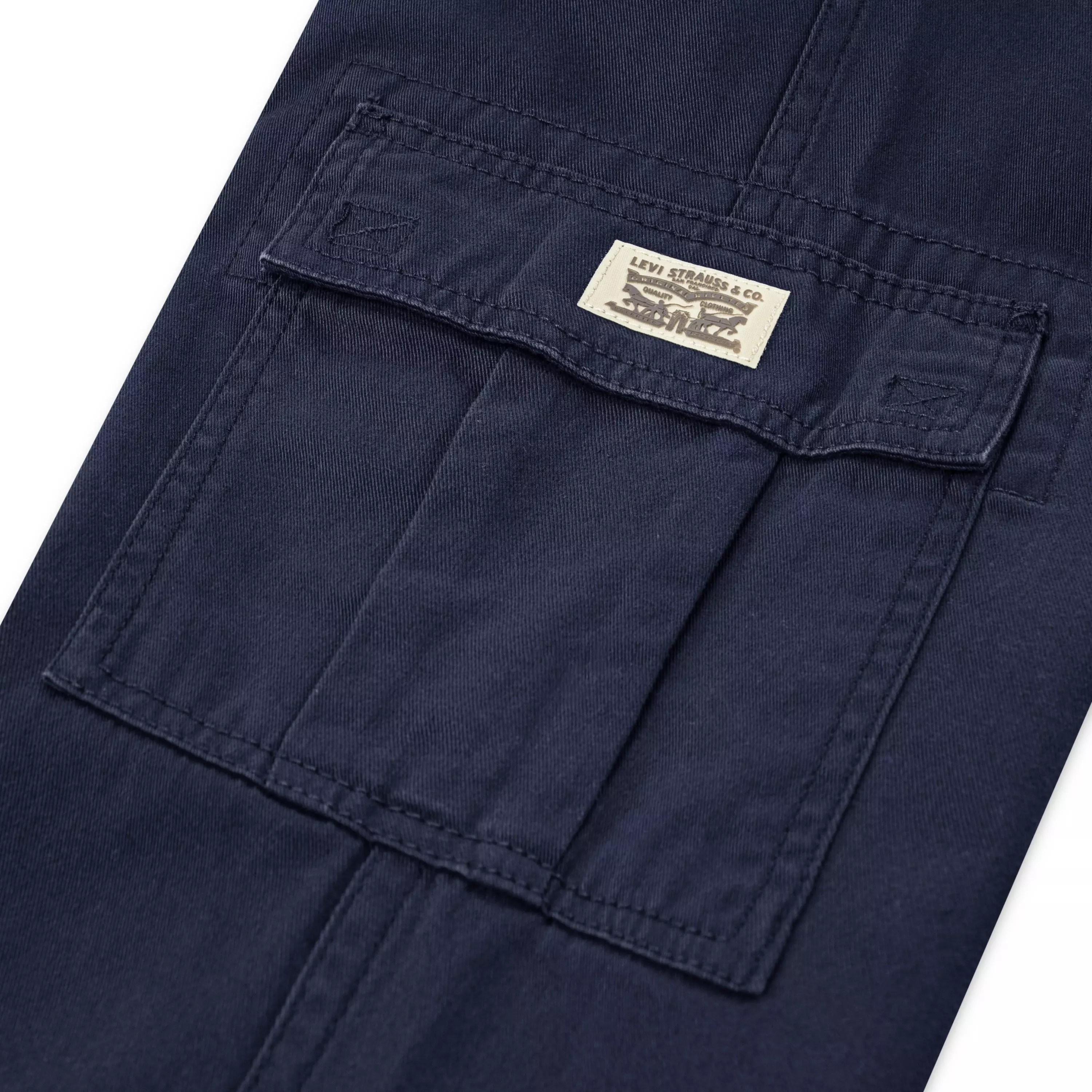 Levi's Big Boys' Pull On Cargo Pants - Blue - BLUE