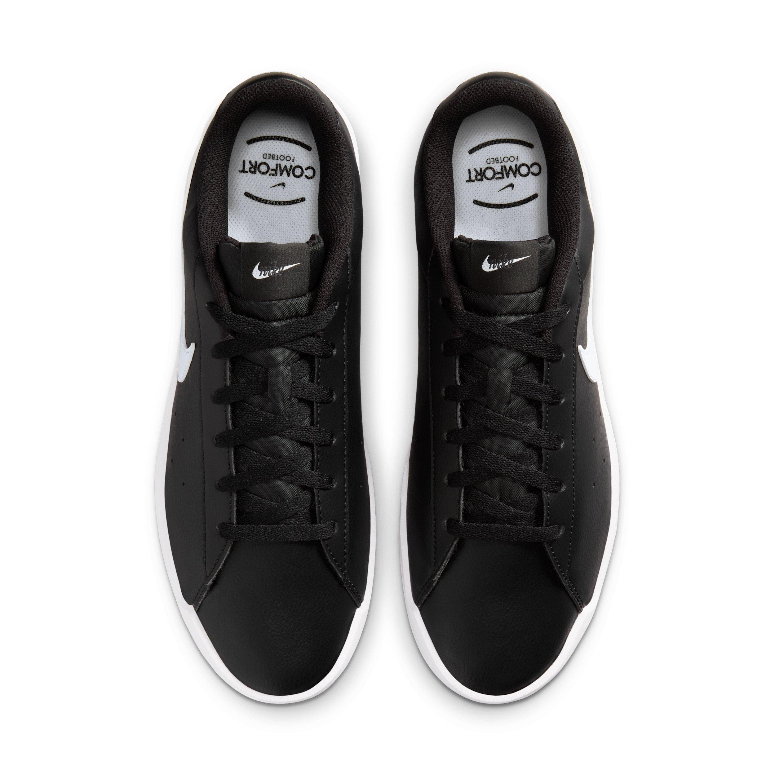 Nike Court Heritage SL "Black/White/White" Men's Shoe - BLACK/WHITE/WHITE Thumbnail View 4