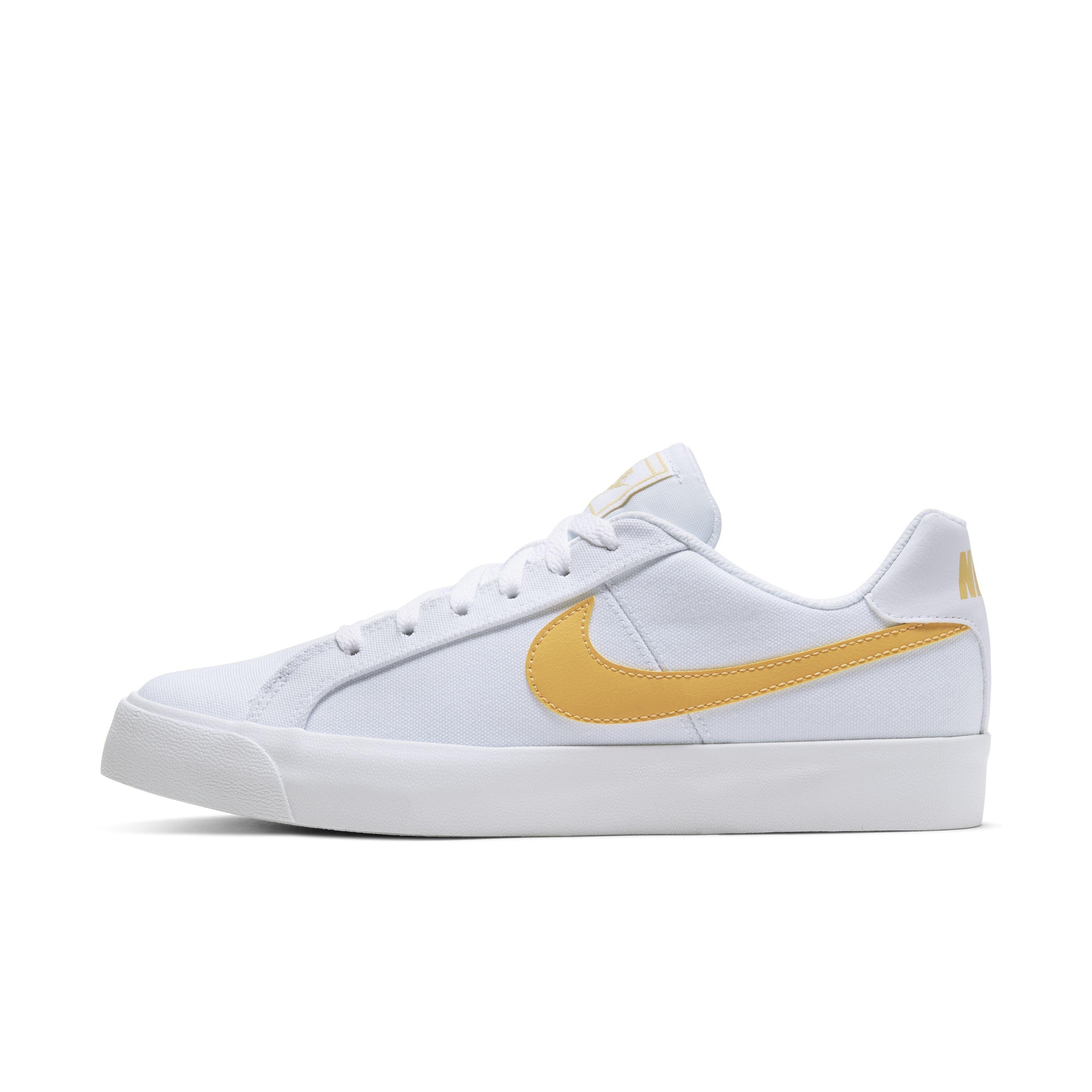 nike court royale white gold