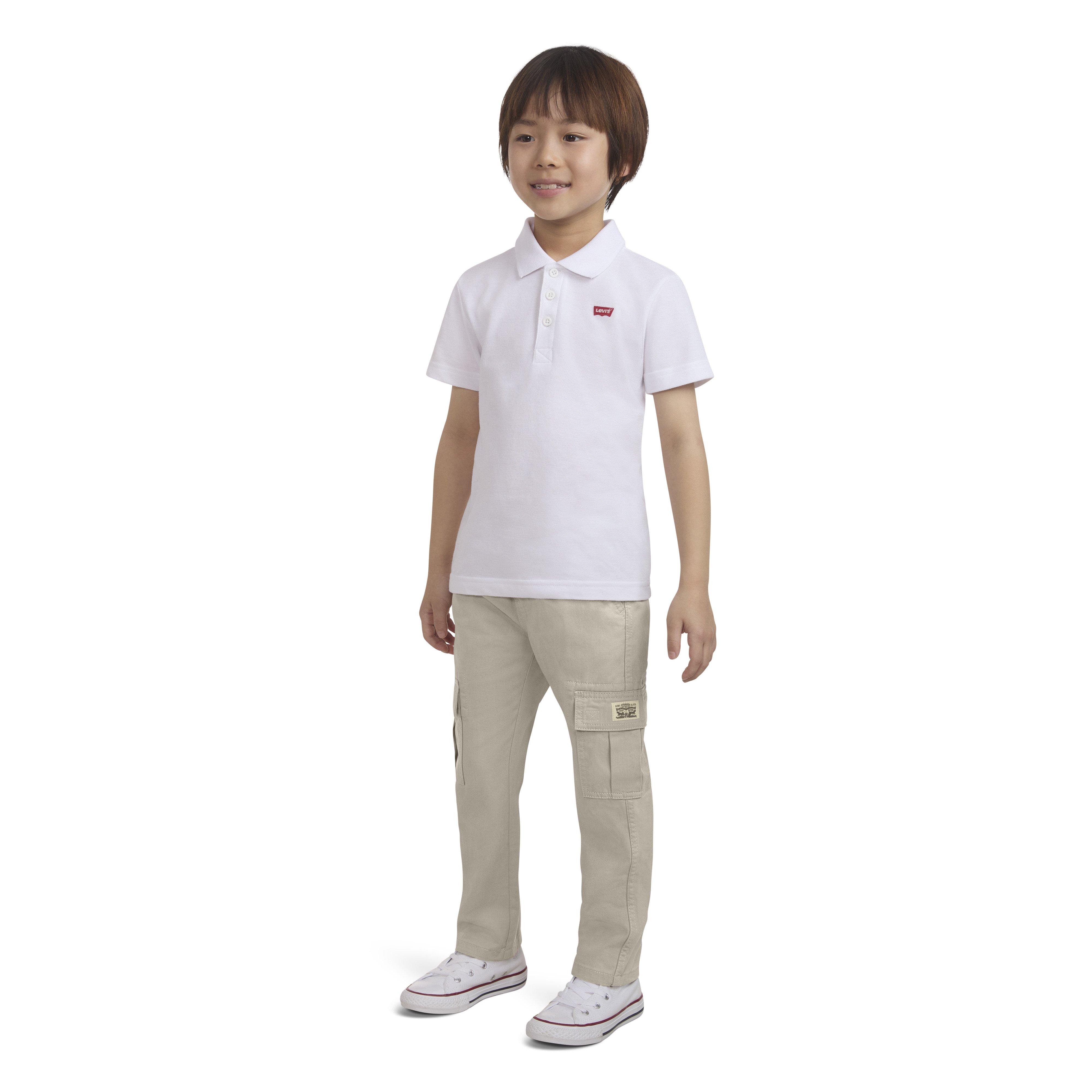Levi's Little Boys' Pull On Cargo Pants - Beige - BEIGE Thumbnail View 8