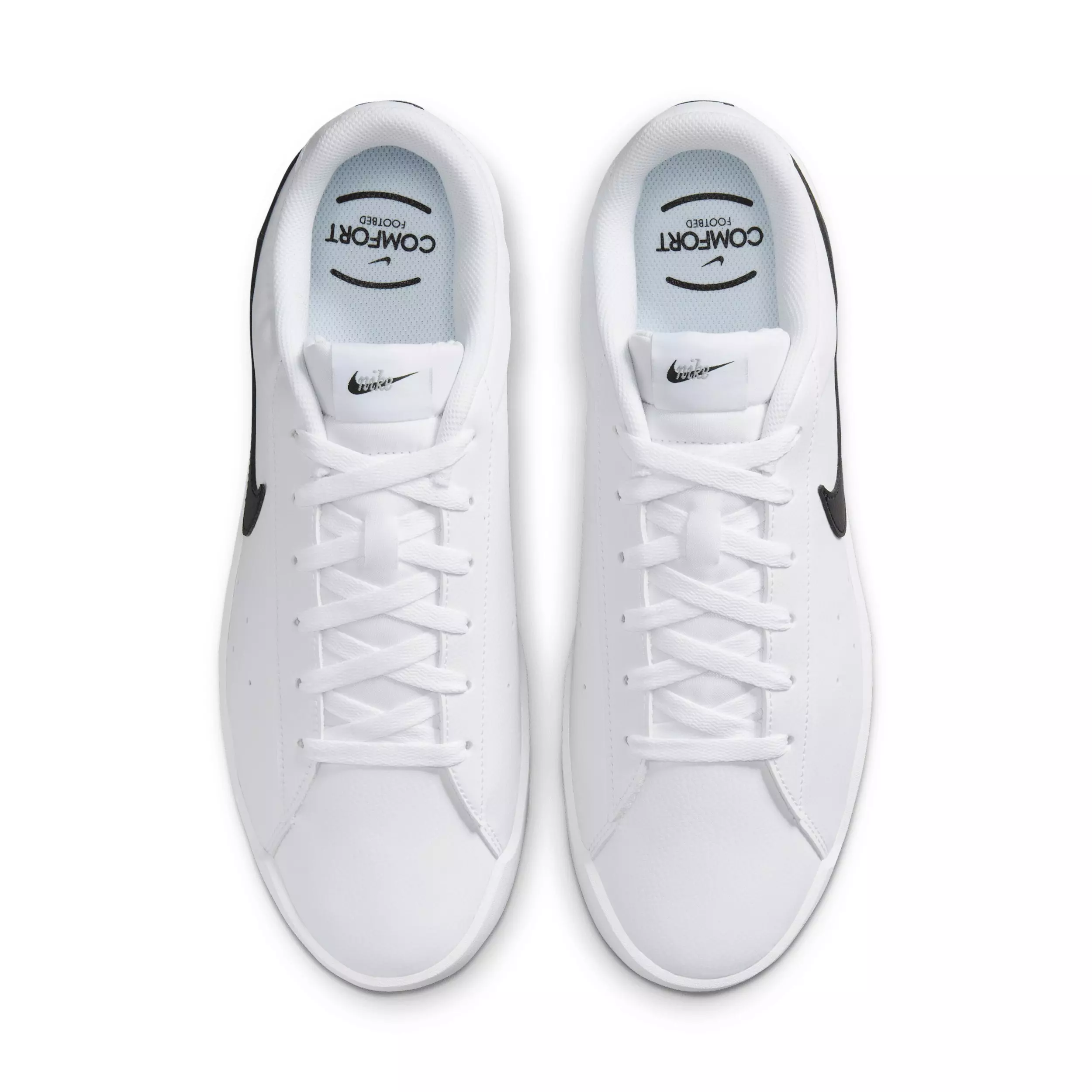 Nike Court Heritage SL "White/Black" Men's Shoe - WHITE/BLACK