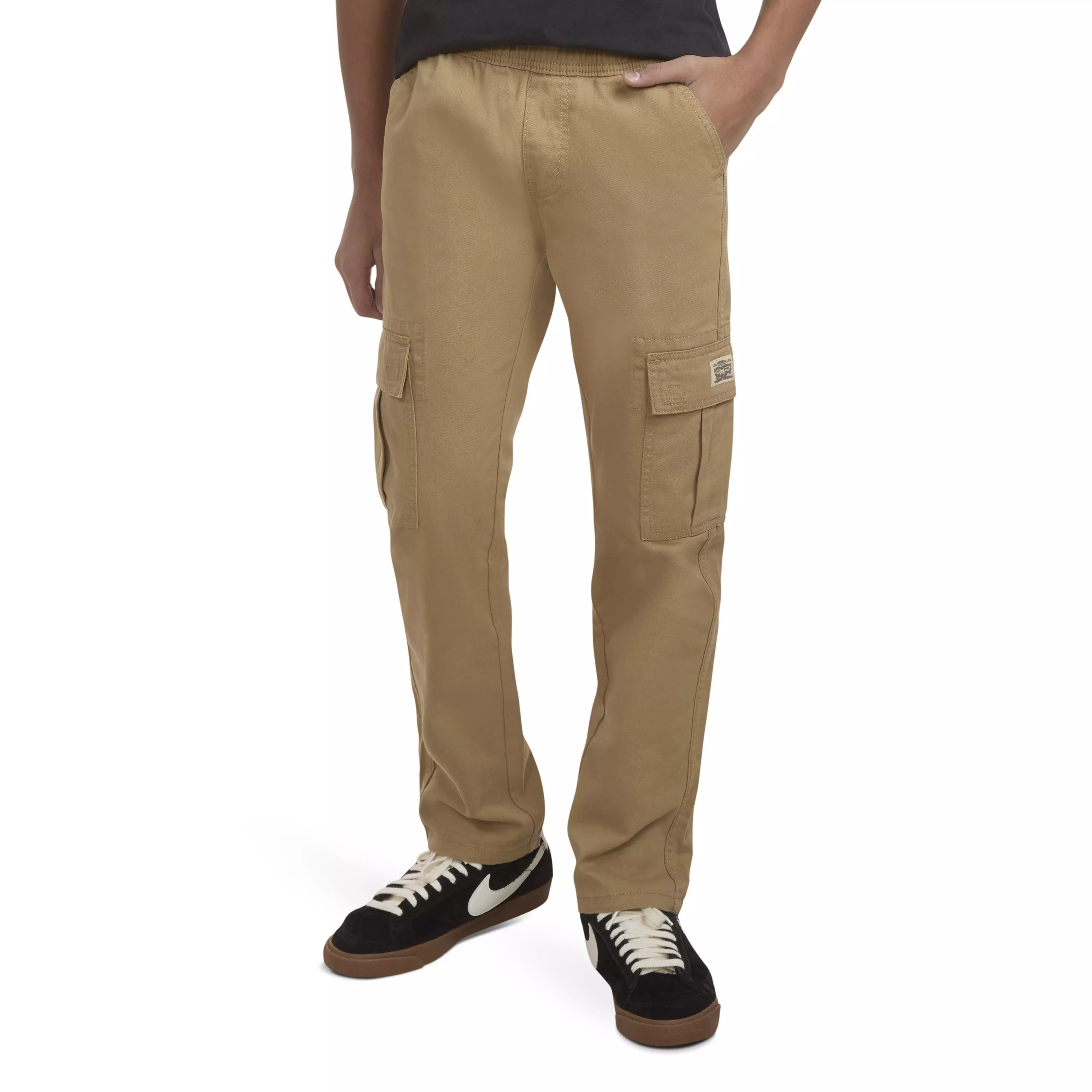 Levi's Big Boys' Pull On Cargo Pants - Gold - GOLD