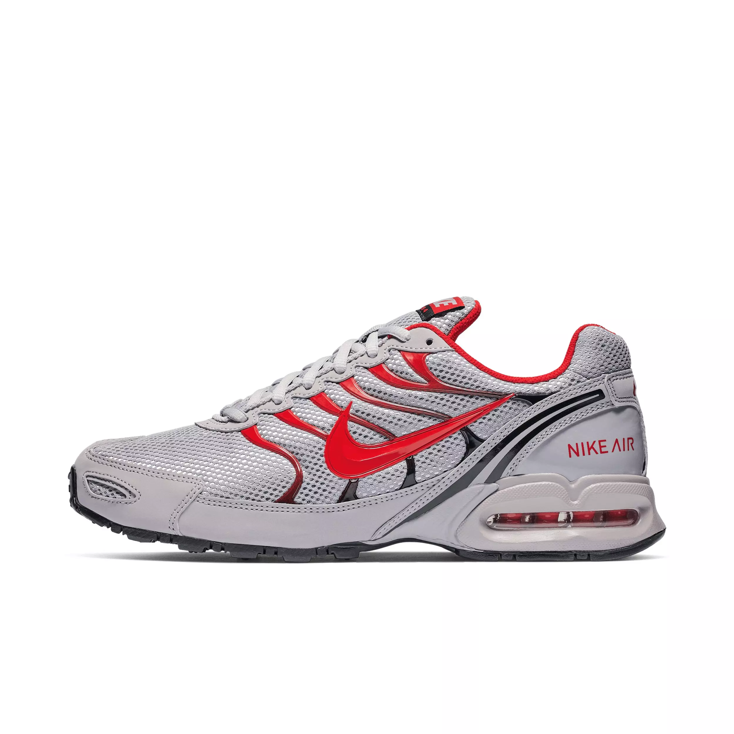Nike Air Max Torch 4 "Atmosphere Grey/Black/University Red" Men's Shoe - GREY/BLACK/RED