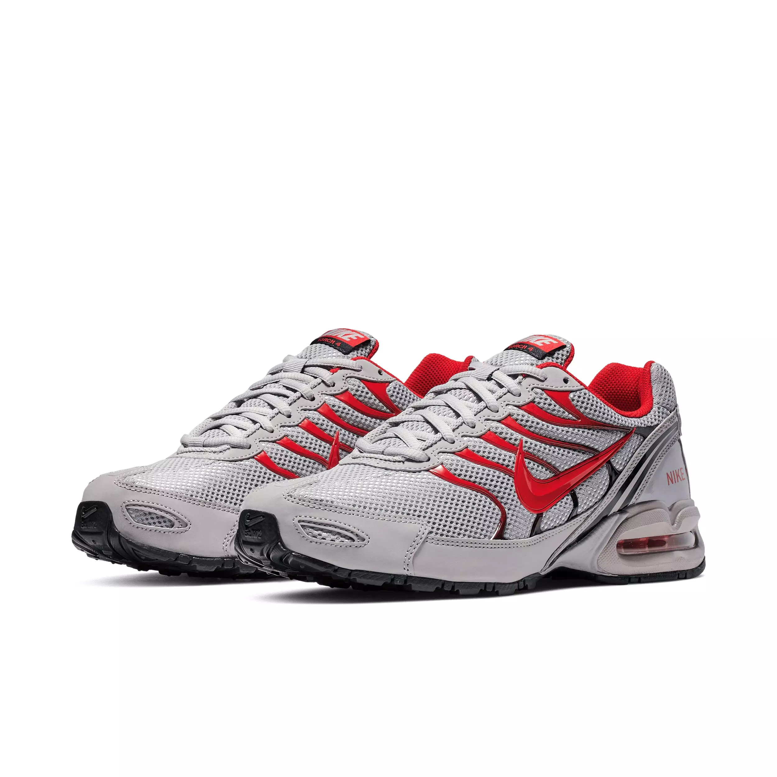 Nike Air Max Torch 4 "Atmosphere Grey/Black/University Red" Men's Shoe - GREY/BLACK/RED