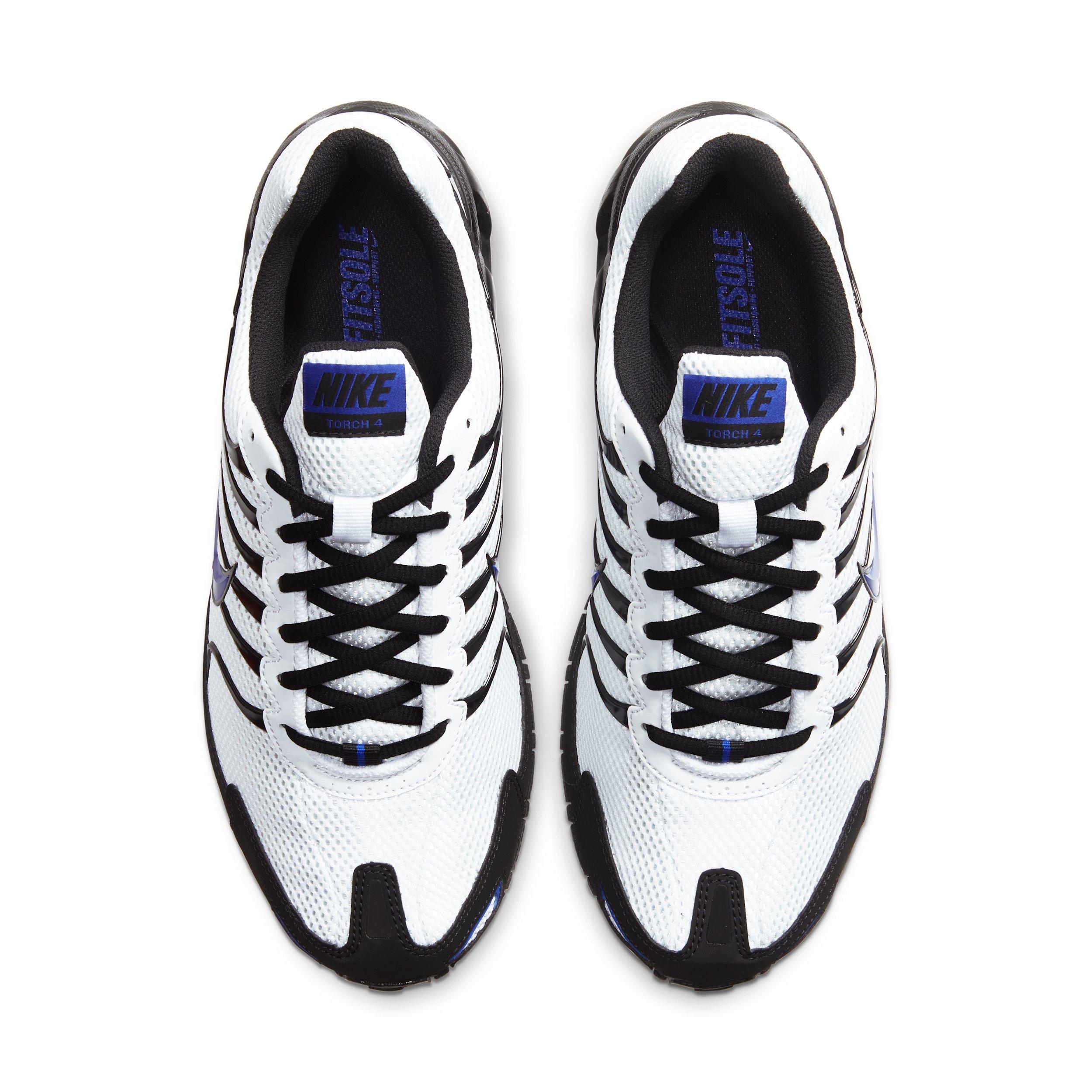 Nike Air Max Torch 4 "White/Black/Hyper Blue" Men's Shoe - WHITE/BLACK/BLUE