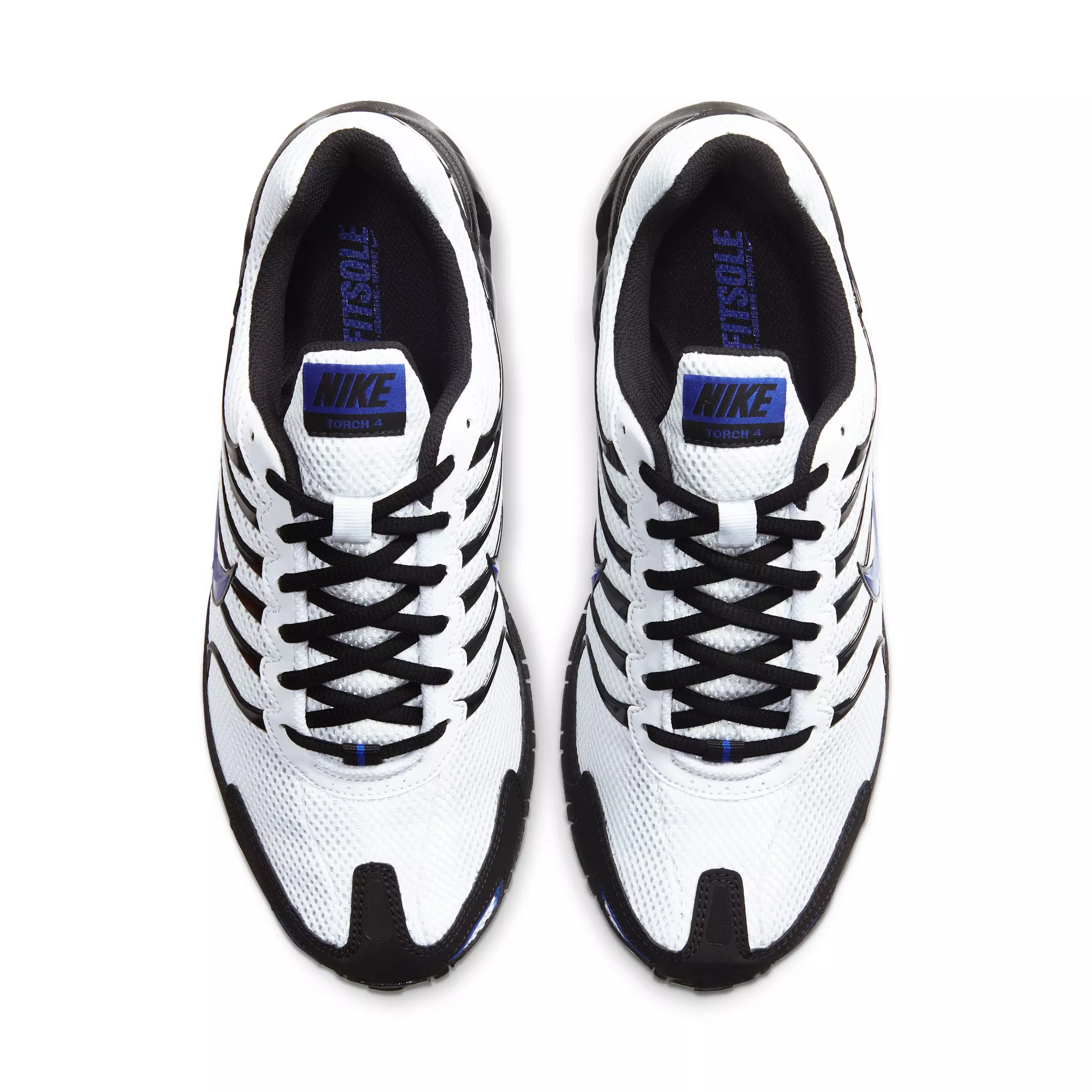 Nike Air Max Torch 4 "White/Black/Hyper Blue" Men's Shoe - WHITE/BLACK/BLUE