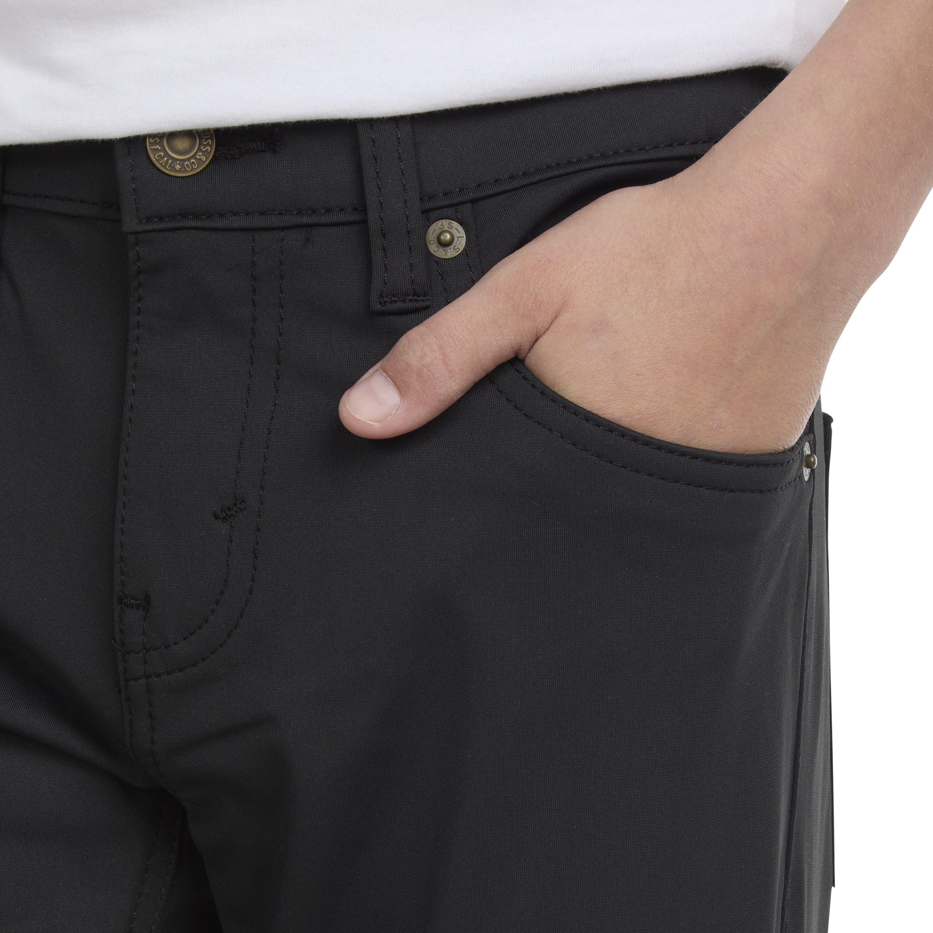 Levi's 511 Slim Big Boys' Black Tech Pants