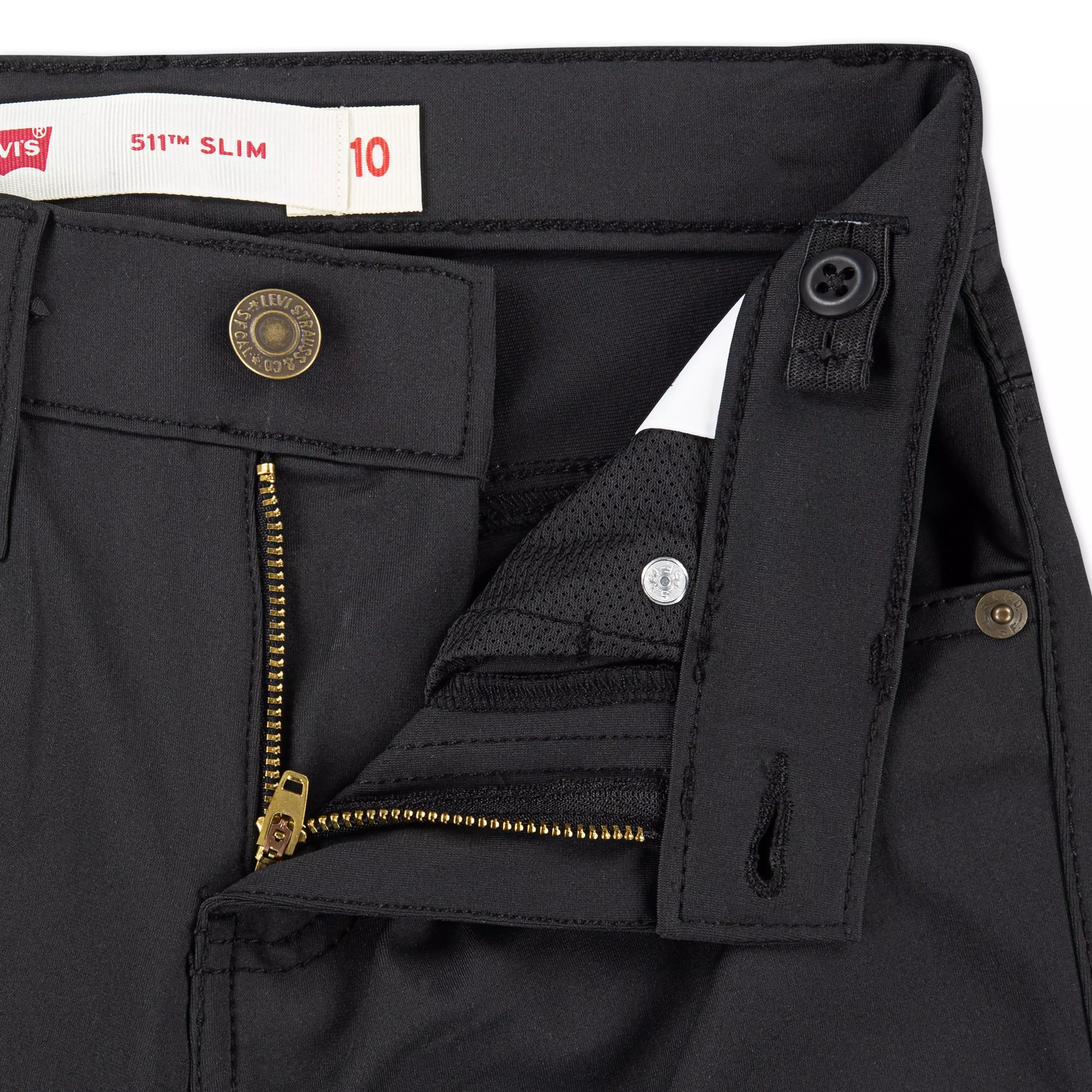 Levi's Big Boys' 511 Slim Tech Pants - Black - BLACK