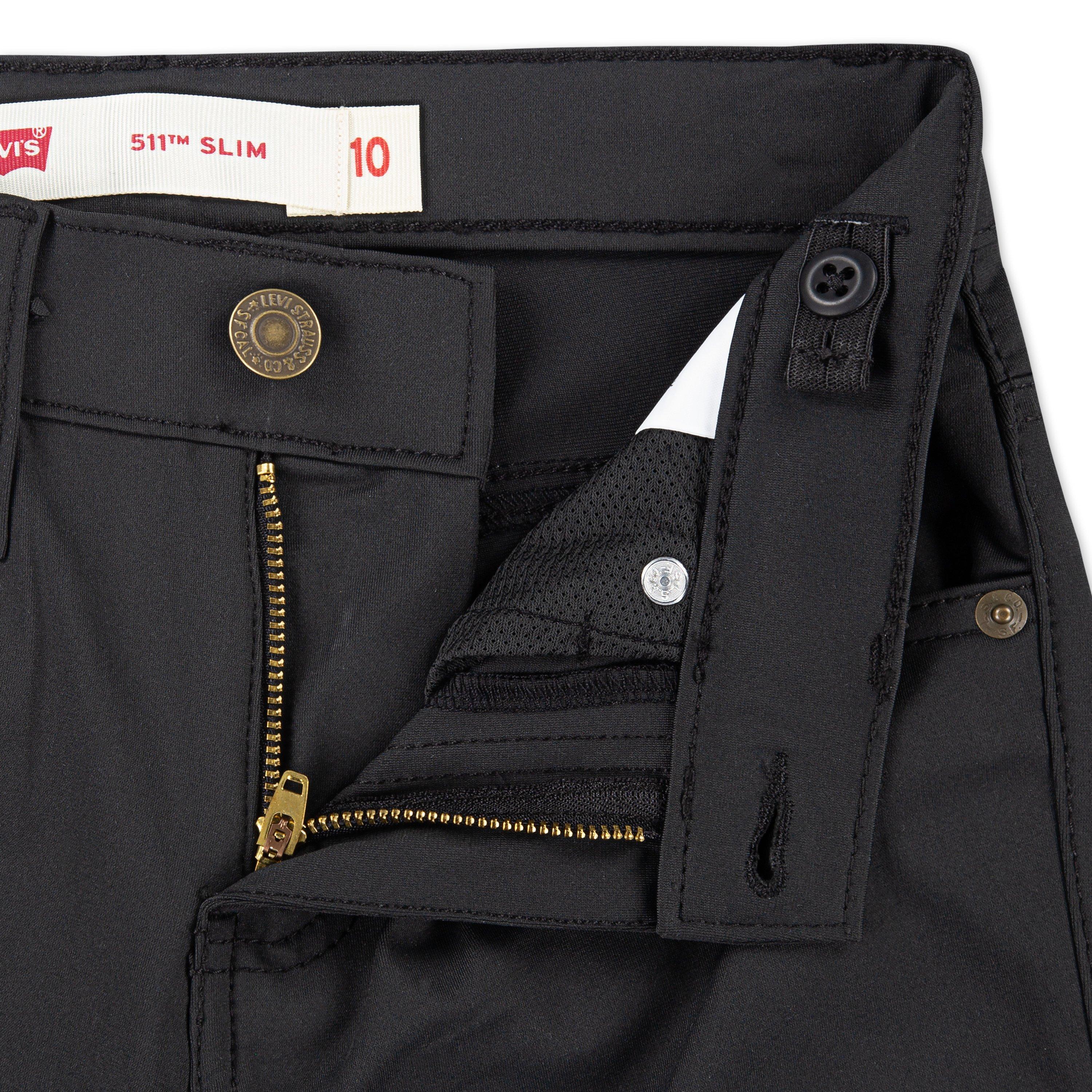 Levi's 511 Slim Big Boys' Black Tech Pants