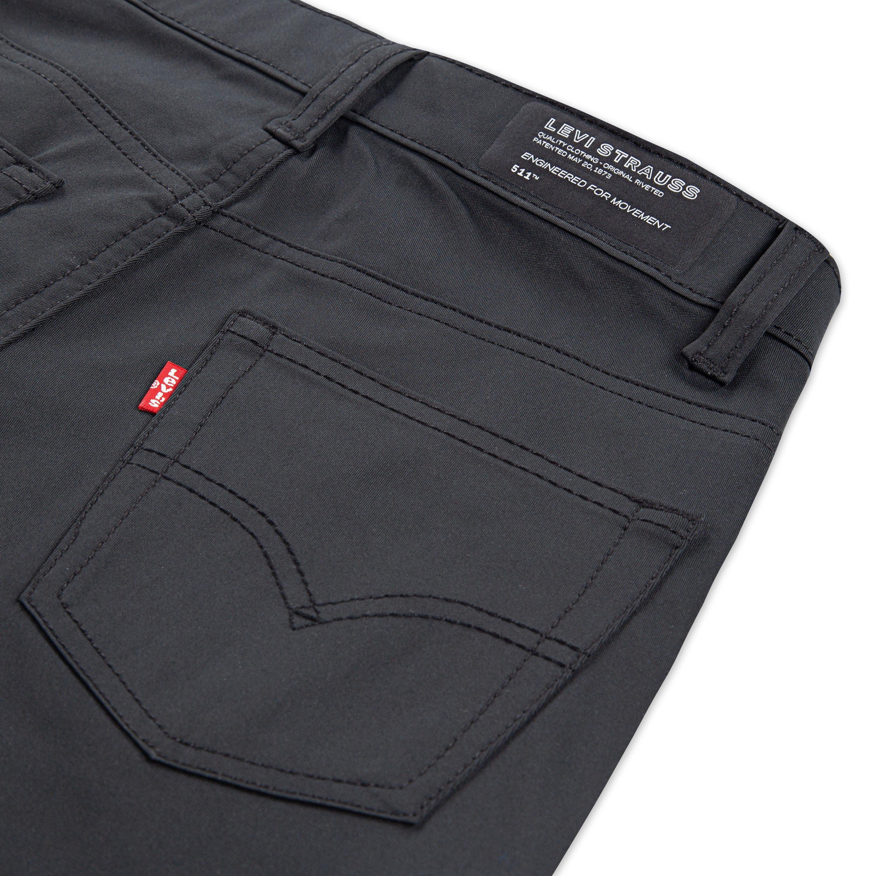 Levi's Big Boys' 511 Slim Tech Pants - Black - BLACK Thumbnail View 6
