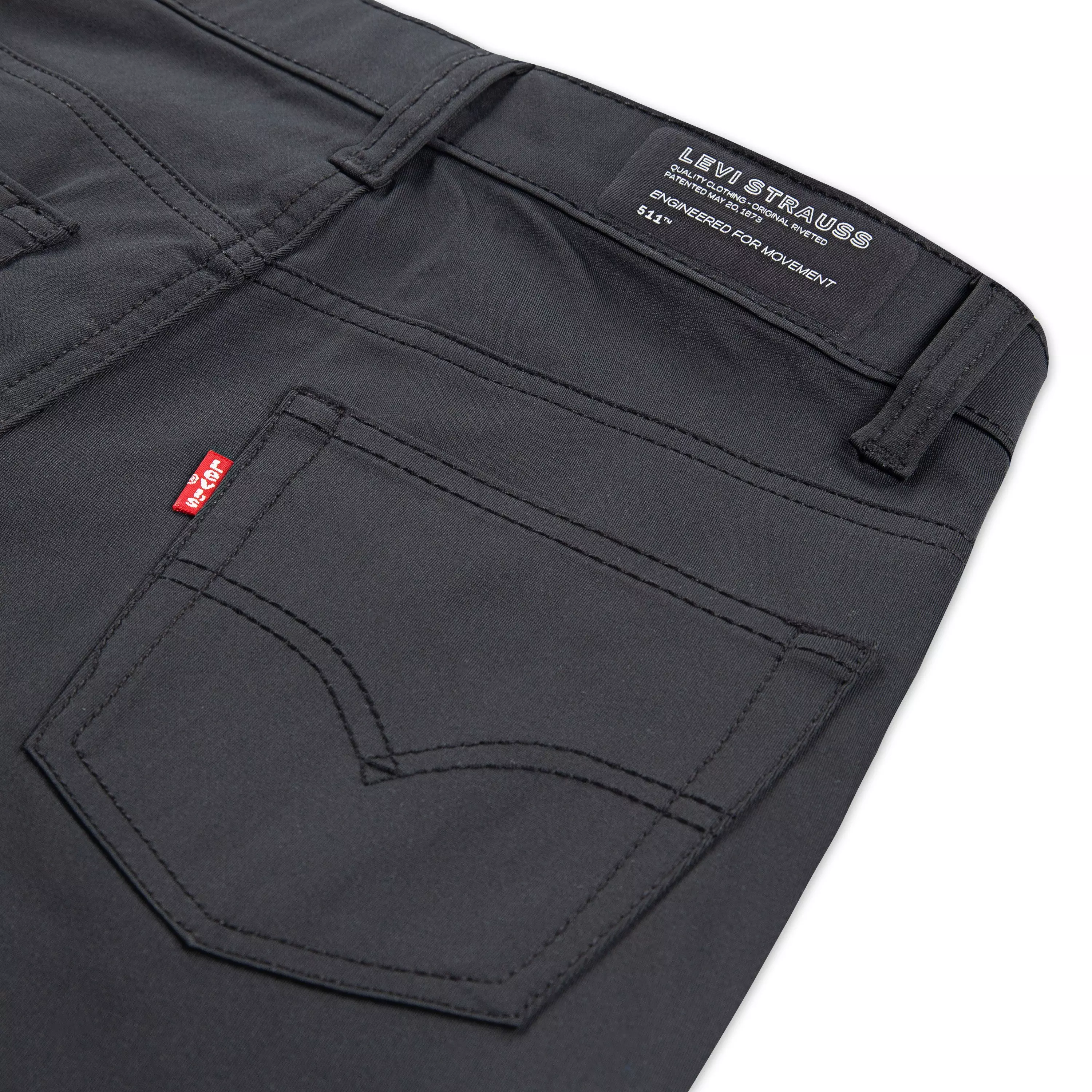 Levi's Big Boys' 511 Slim Tech Pants - Black - BLACK